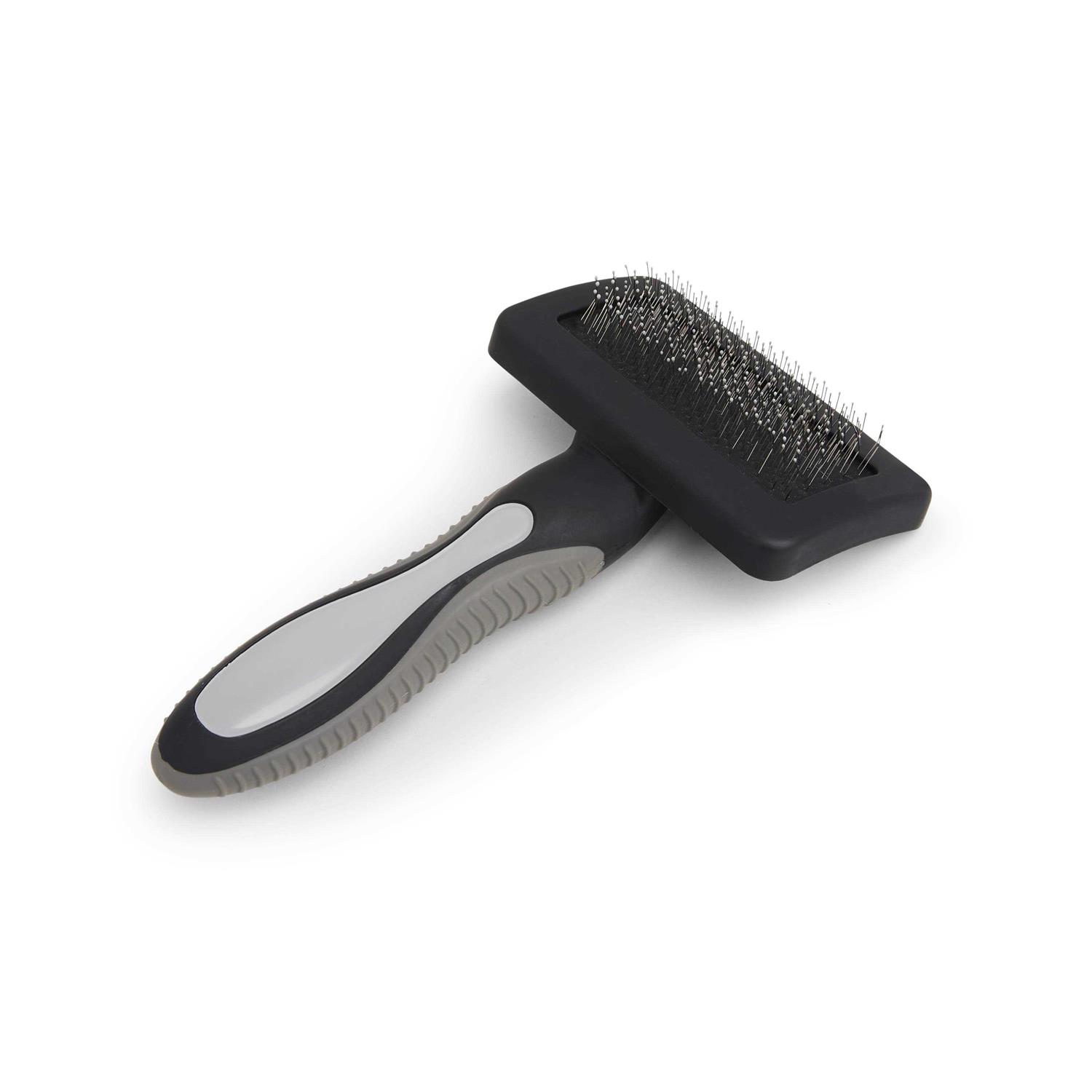 Well & Good Black Cushion Slicker Cat Brush - Healthber