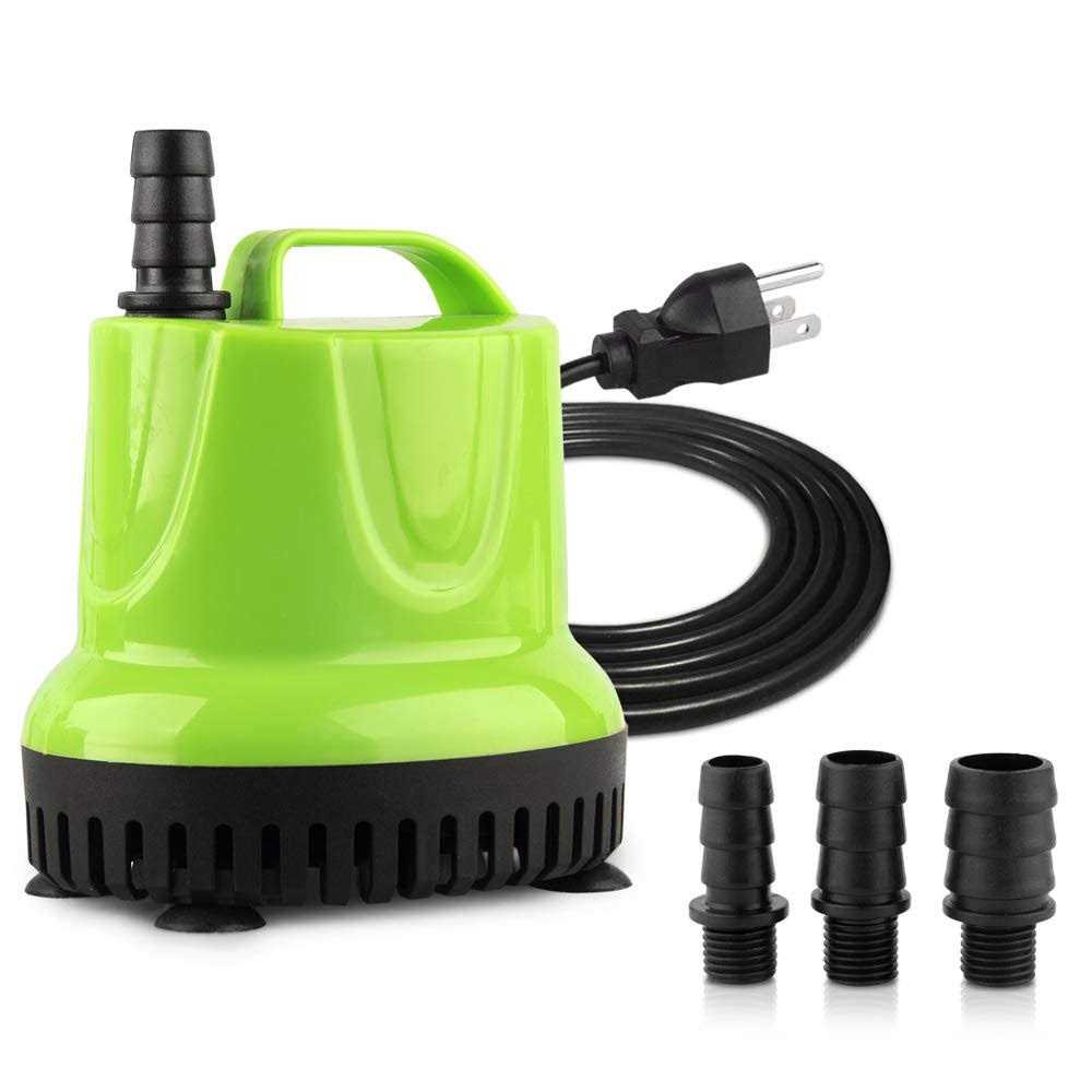 FREESEA GPH Submersible Water Pump for Pond Aquarium Hydroponics Fish Tank Fountain Waterfall - Healthber