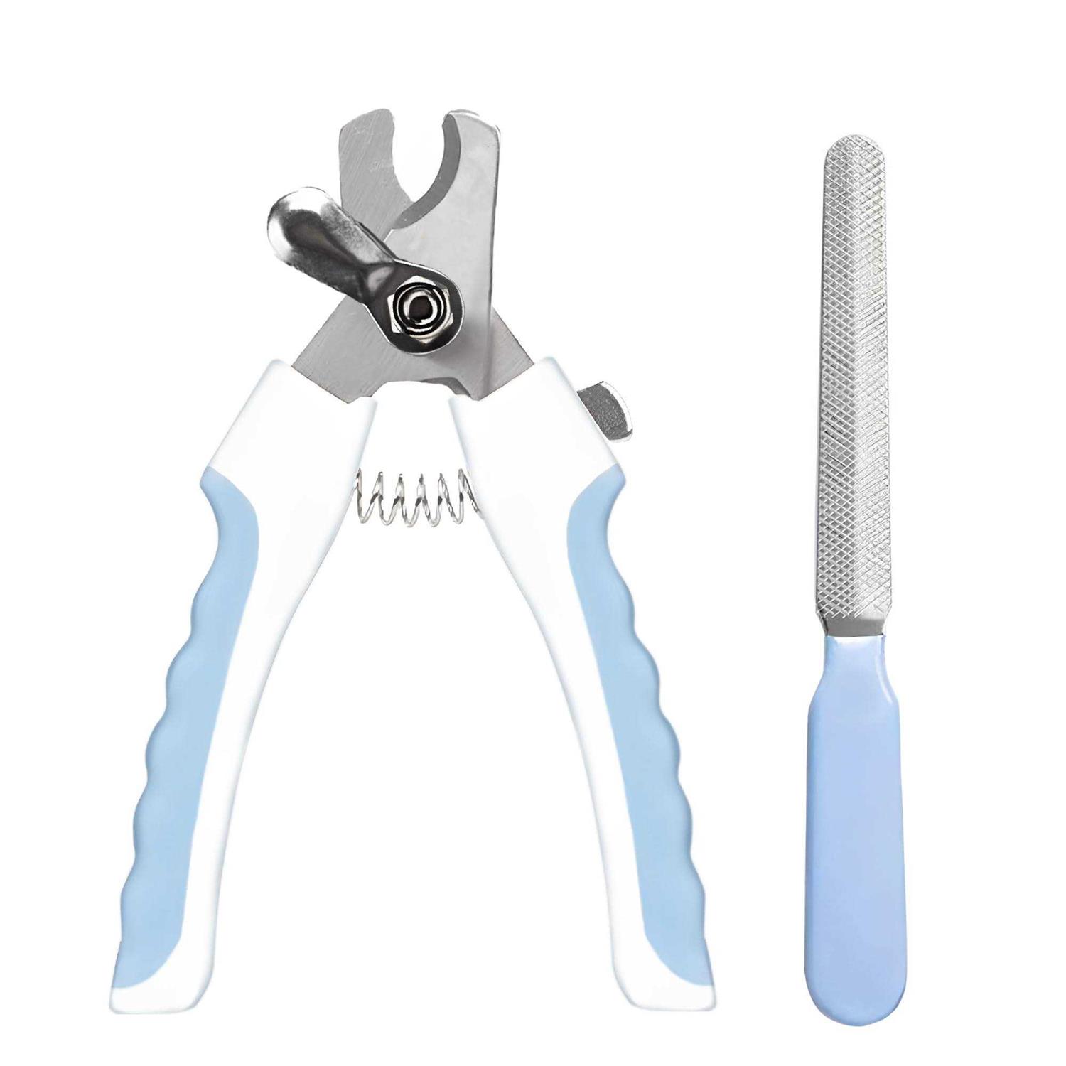 SunGrow Cat & Dog Nail Trimmers & File Set - Healthber