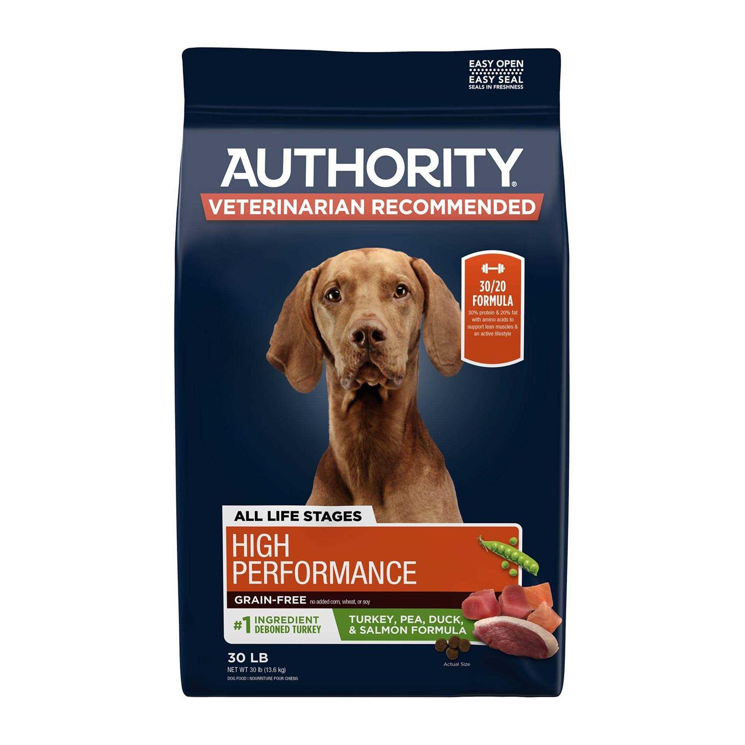 Authority Everyday Health High Performance All Life Stage Dry Dog Food - Healthber