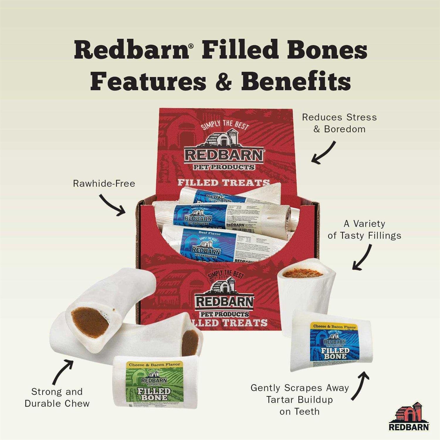 Natural Filled Bone Flavor Small / Case - Healthber