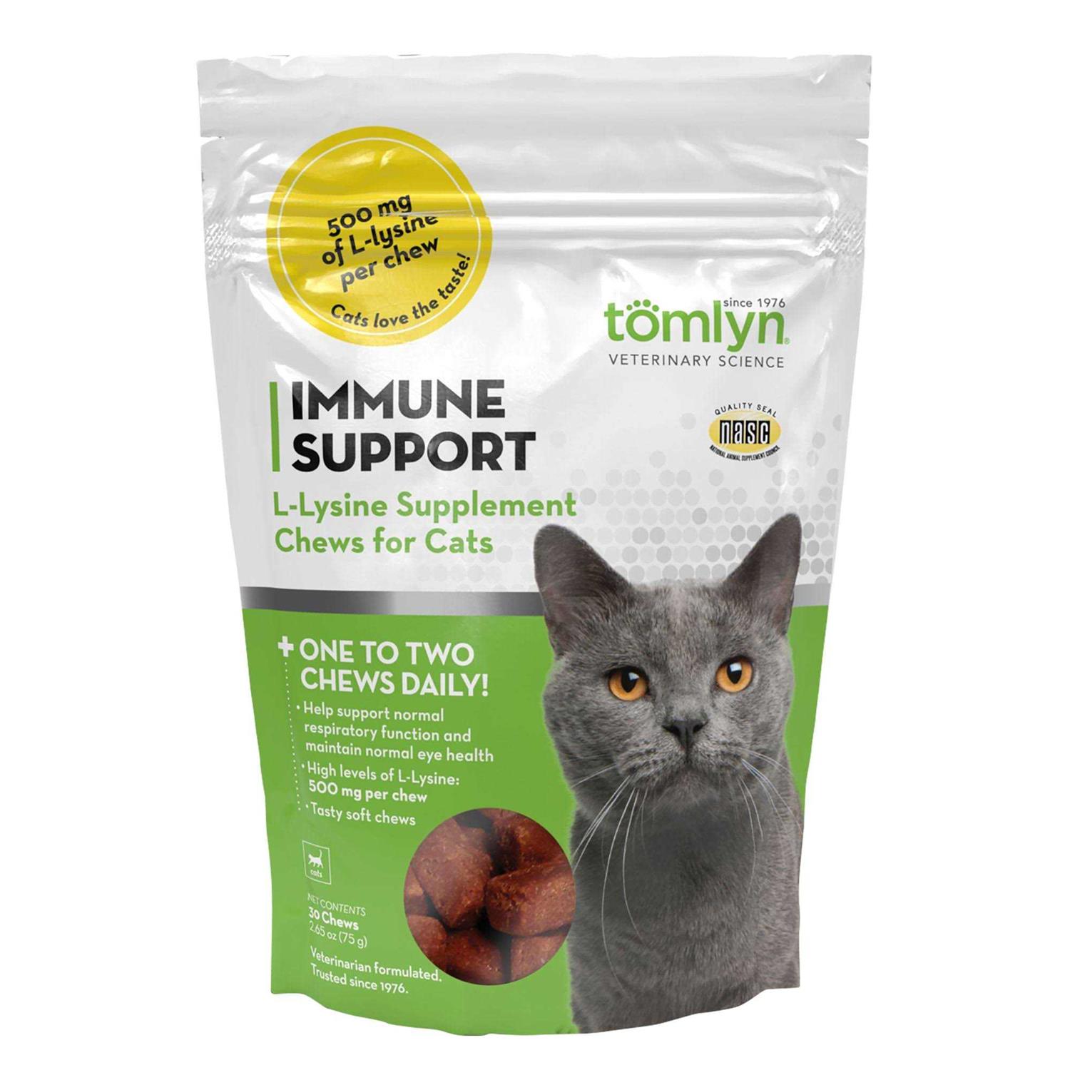 Tomlyn Immune Support L-Lysine Chews for Cats - Healthber