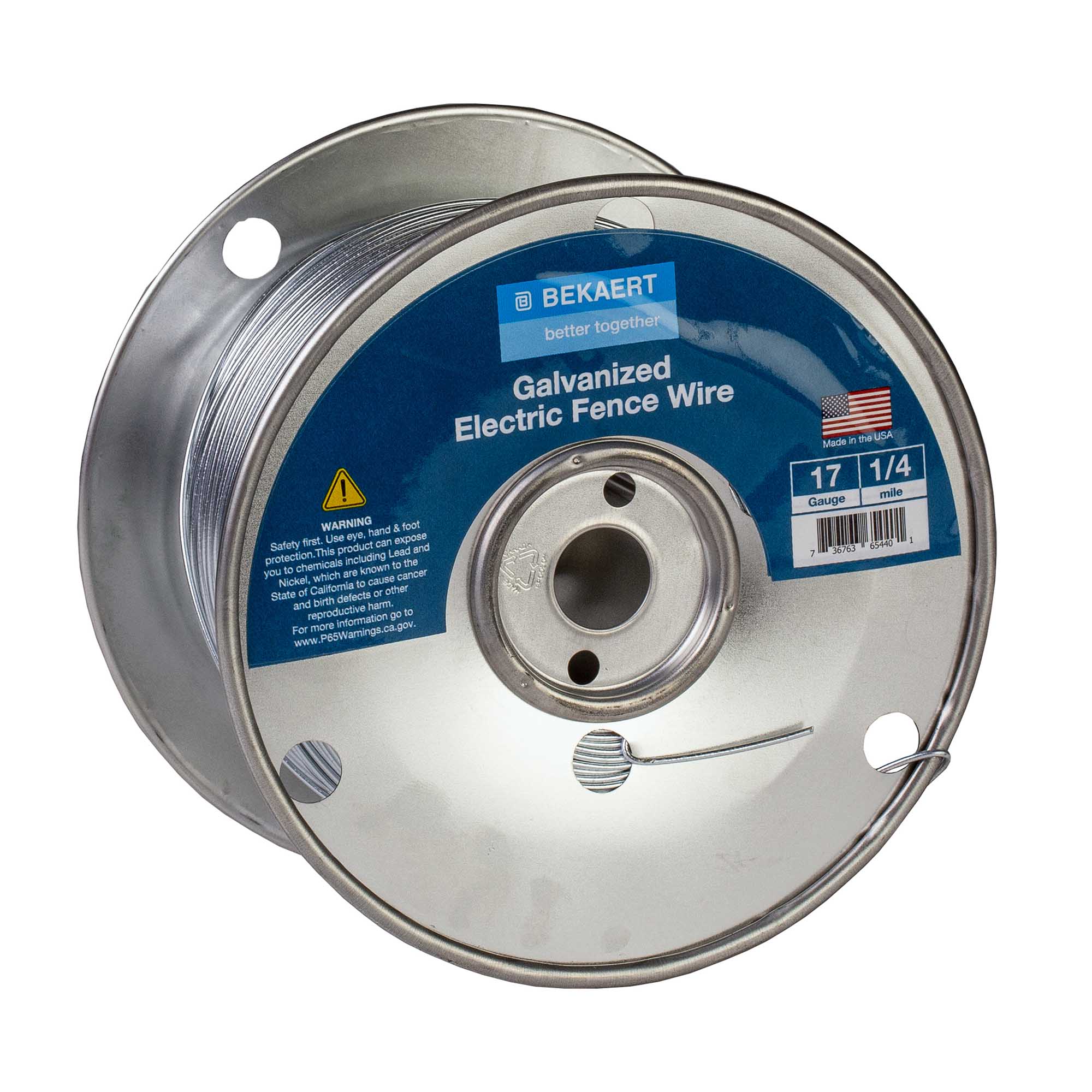 Bekaert 17 ga 1320' Electric Fence Wire - Healthber
