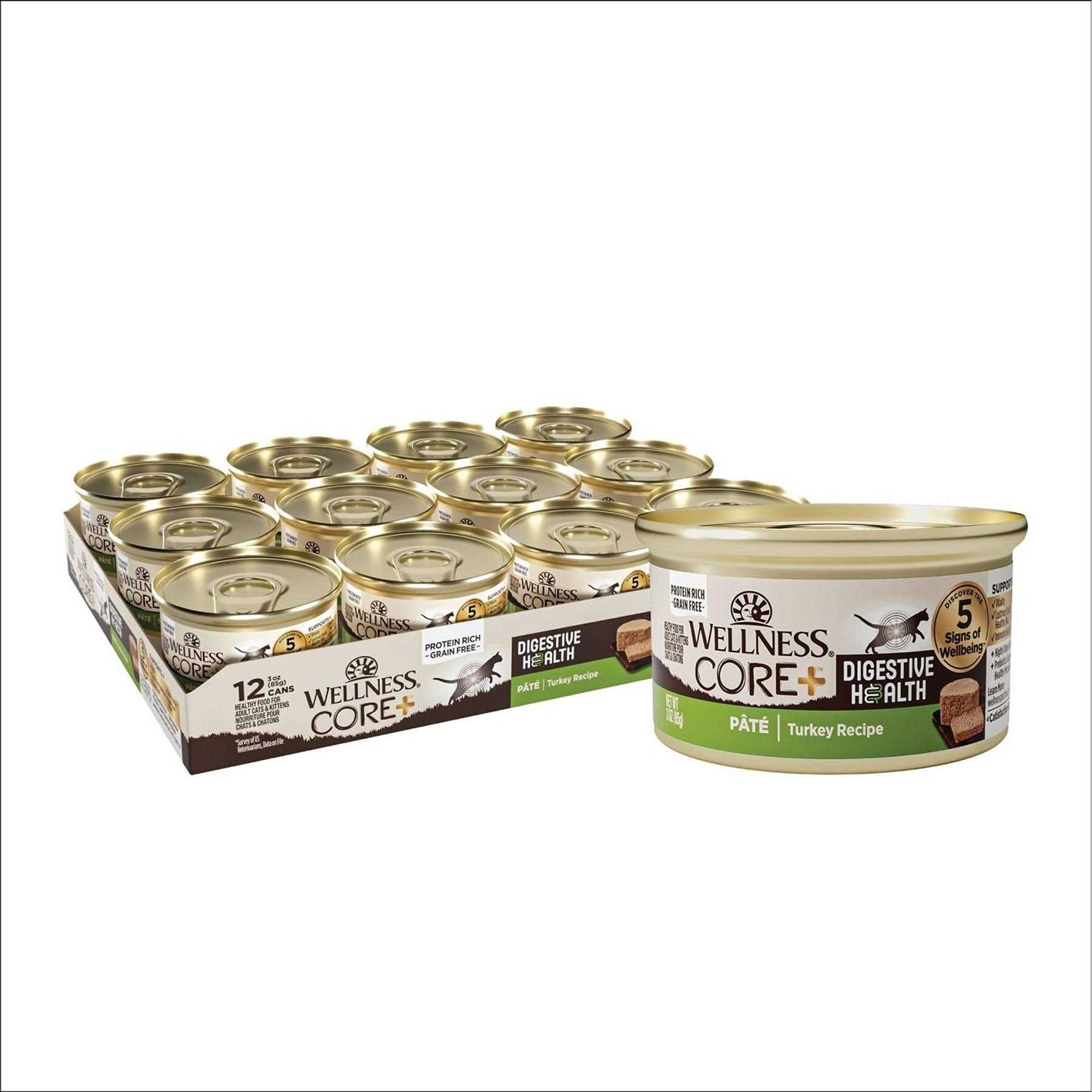 Wellness Core Digestive Health Pate Recipe Wet Cat Food - Healthber