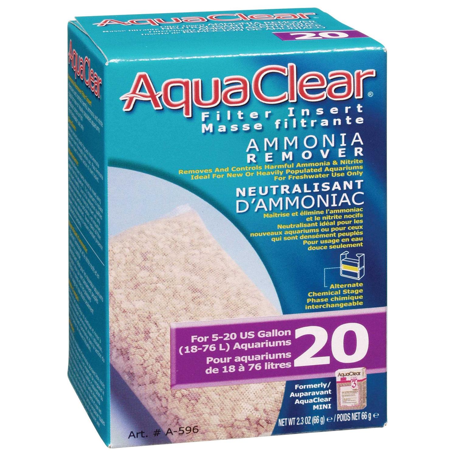 Aquaclear 20 Ammonia Remover Filter Insert - Healthber