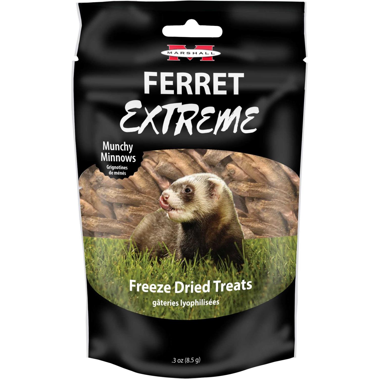 Marshall Ferret Extreme Freeze Dried Munchy Minnows - Healthber