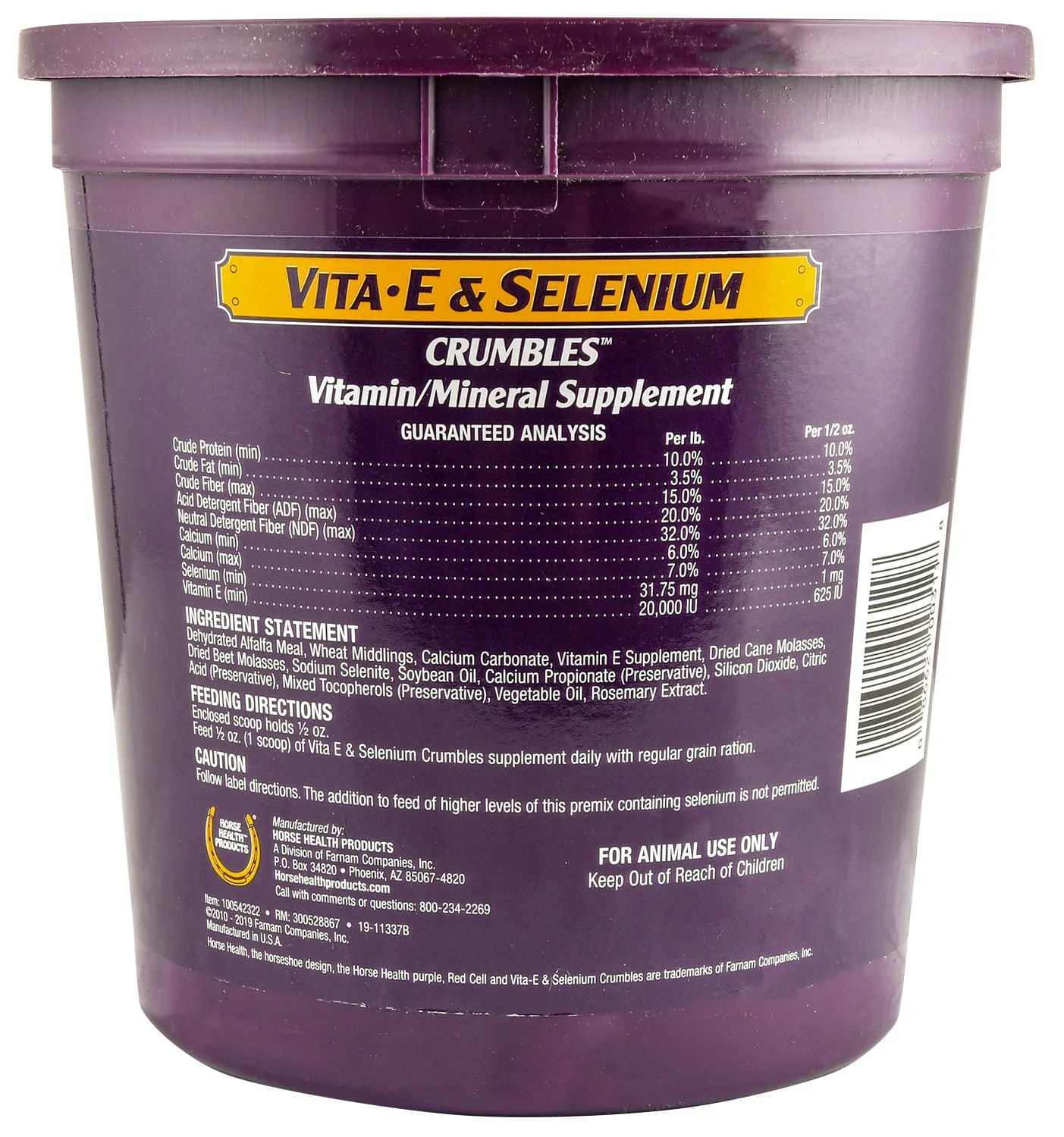 Vitamin E and Selenium Crumbles - Healthber