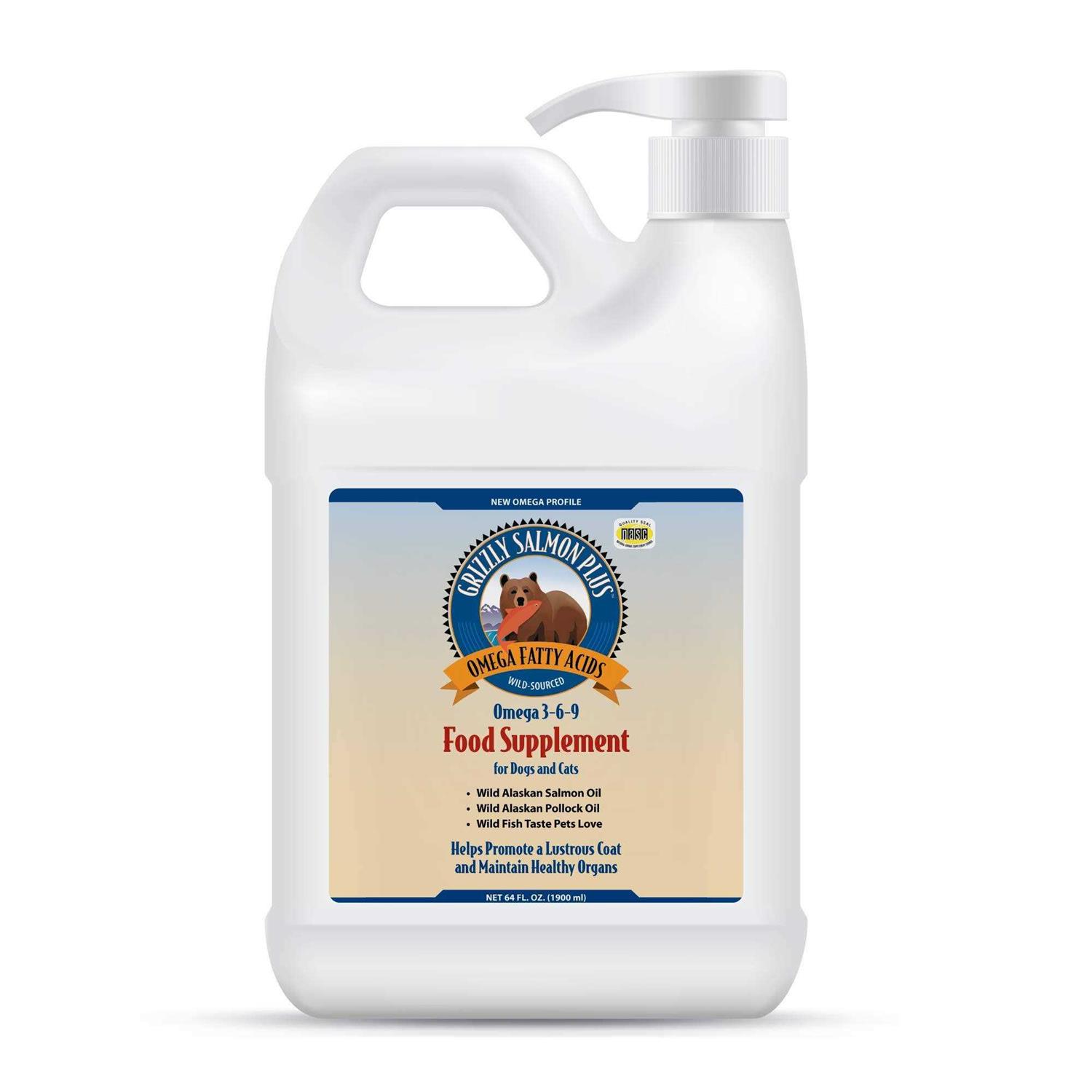 Grizzly Salmon Oil Dog Supplement - Healthber