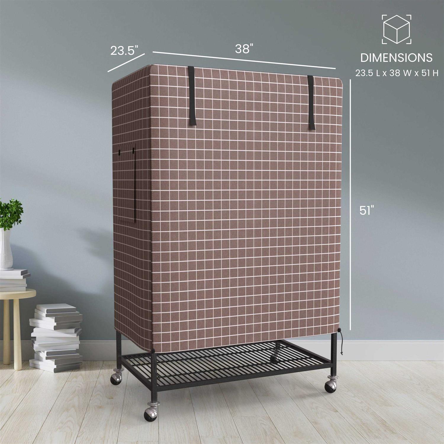 Knuti Universal Bird Cage Cover Good Night Blackout 51 inch x 38 inch x 23.5 inch inch Small Animal Cages Cover - Healthber