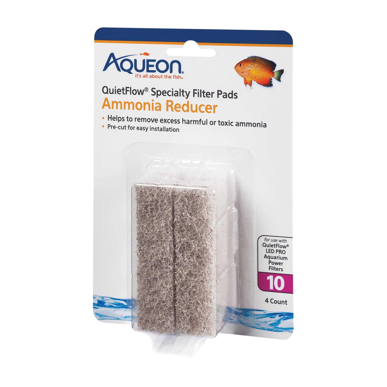 Aqueon QuietFlow Specialty Ammonia Reducer Filter Pads - Healthber