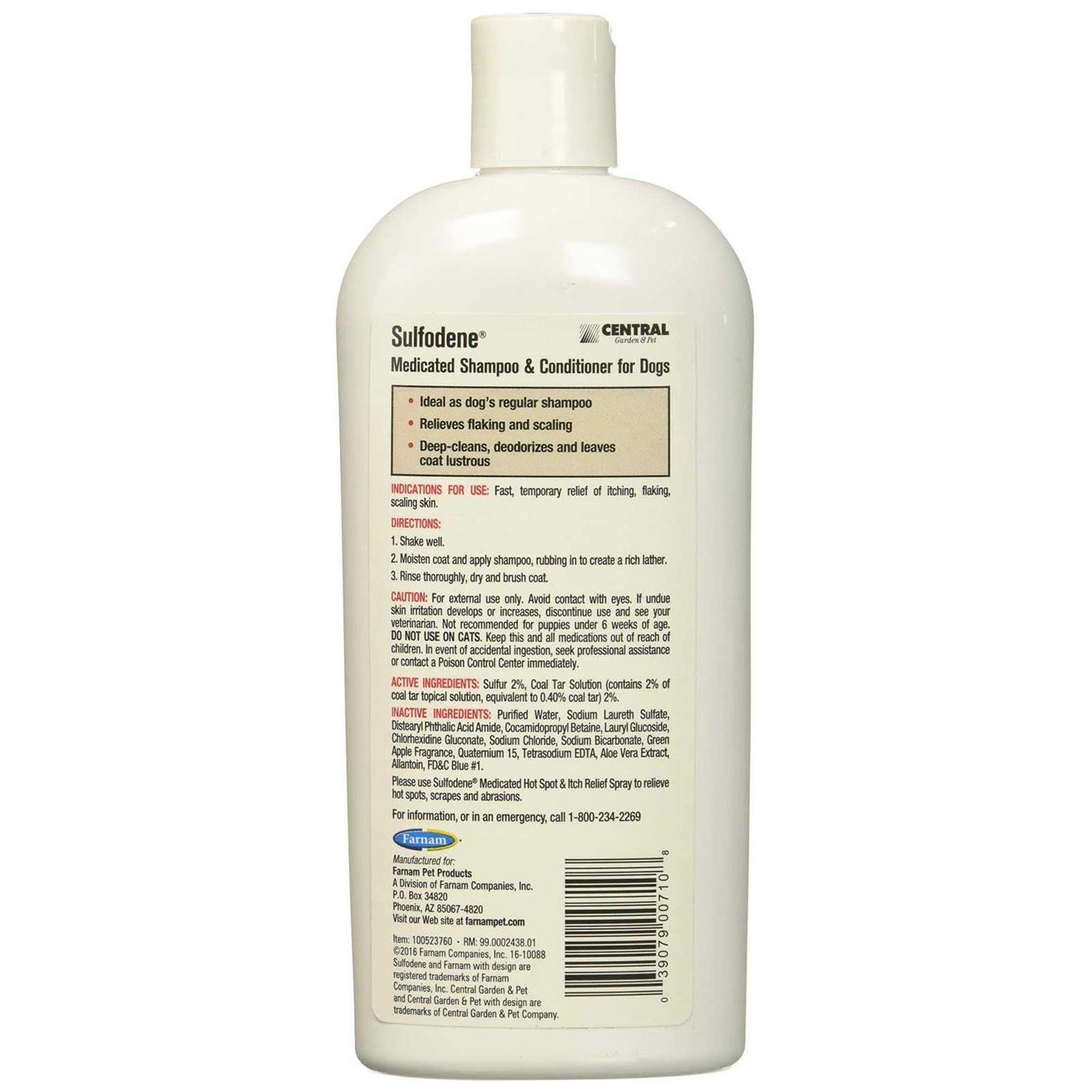 Sulfodene Medicated Shampoo Conditioner for Dogs - Healthber