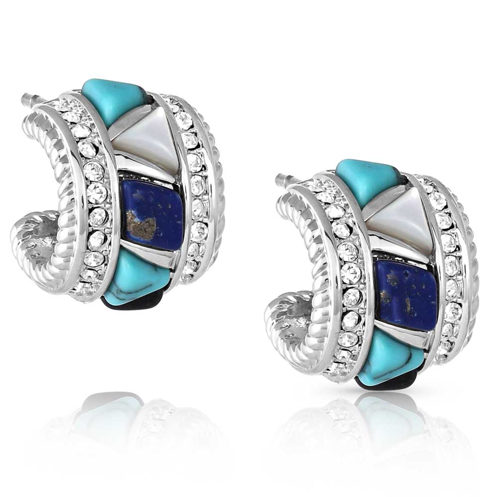 Night Fall Cobblestone Earrings - Healthber