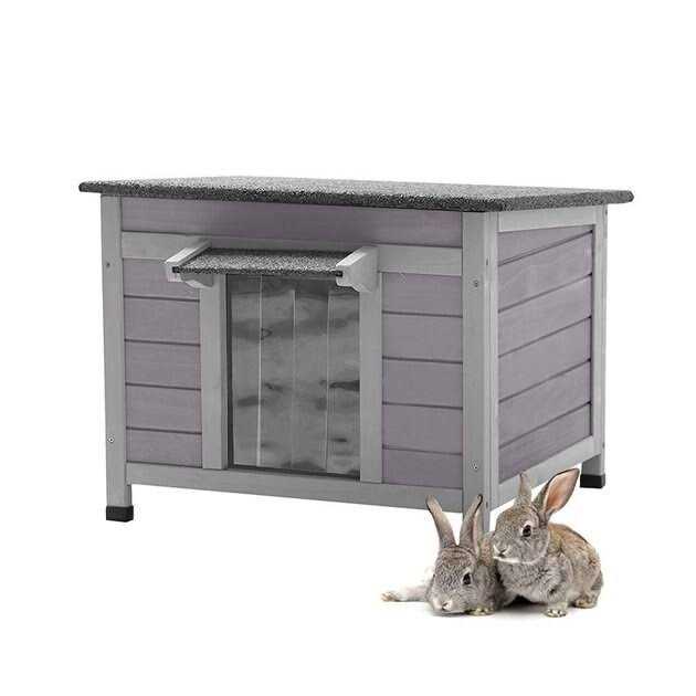 Aivituvin Large Indoor Rabbit Hutch with Pull out Tray - Healthber