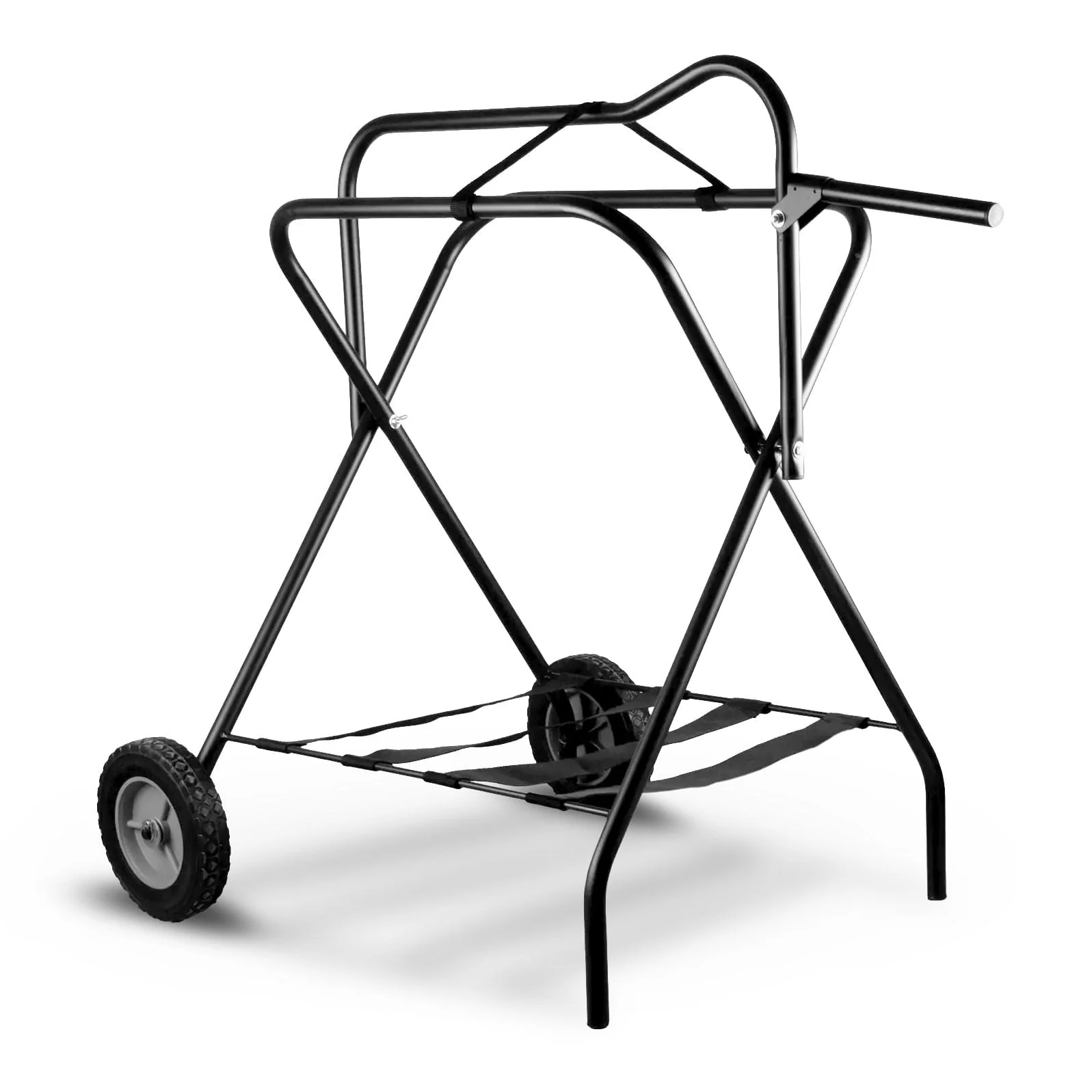 Rolling Folding Saddle Rack - Healthber