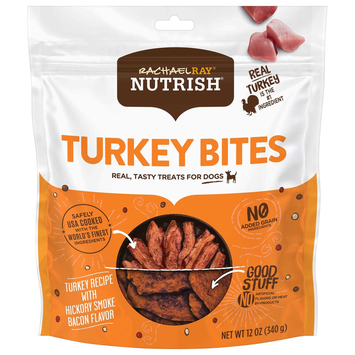 Rachael Ray Nutrish Dog Treats Hickory Smoked Turkey Bacon Recipe - Healthber