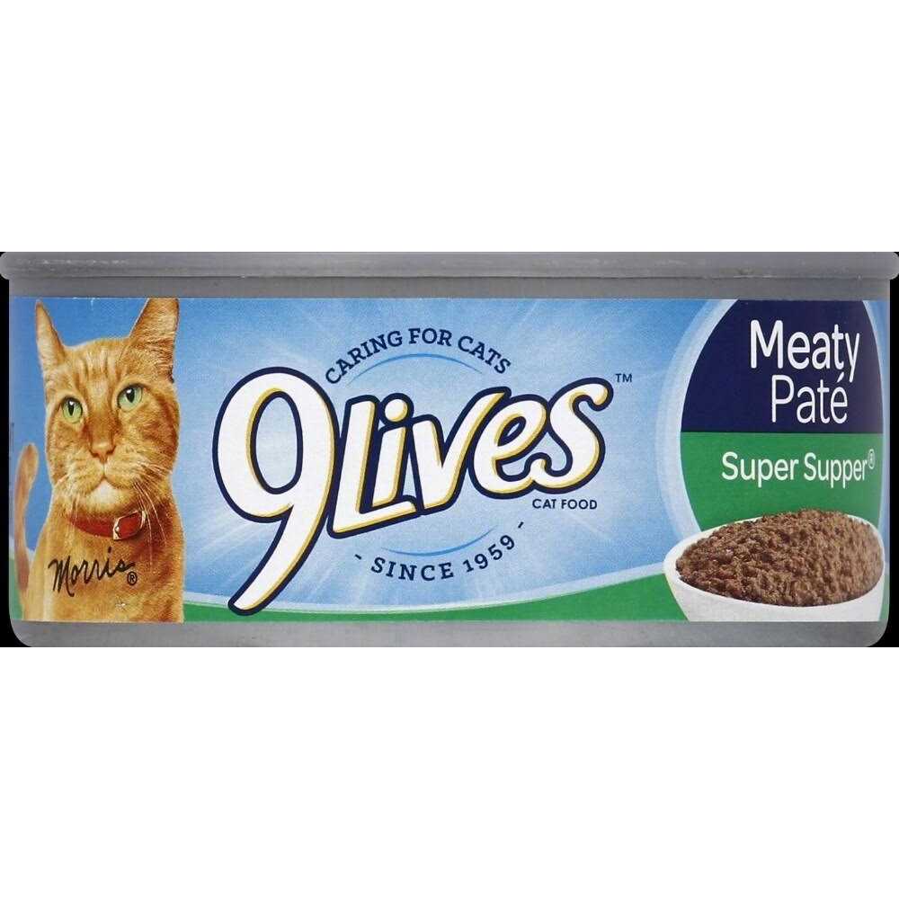 9 Lives Meaty Pate Super Supper Canned Cat Food - Healthber