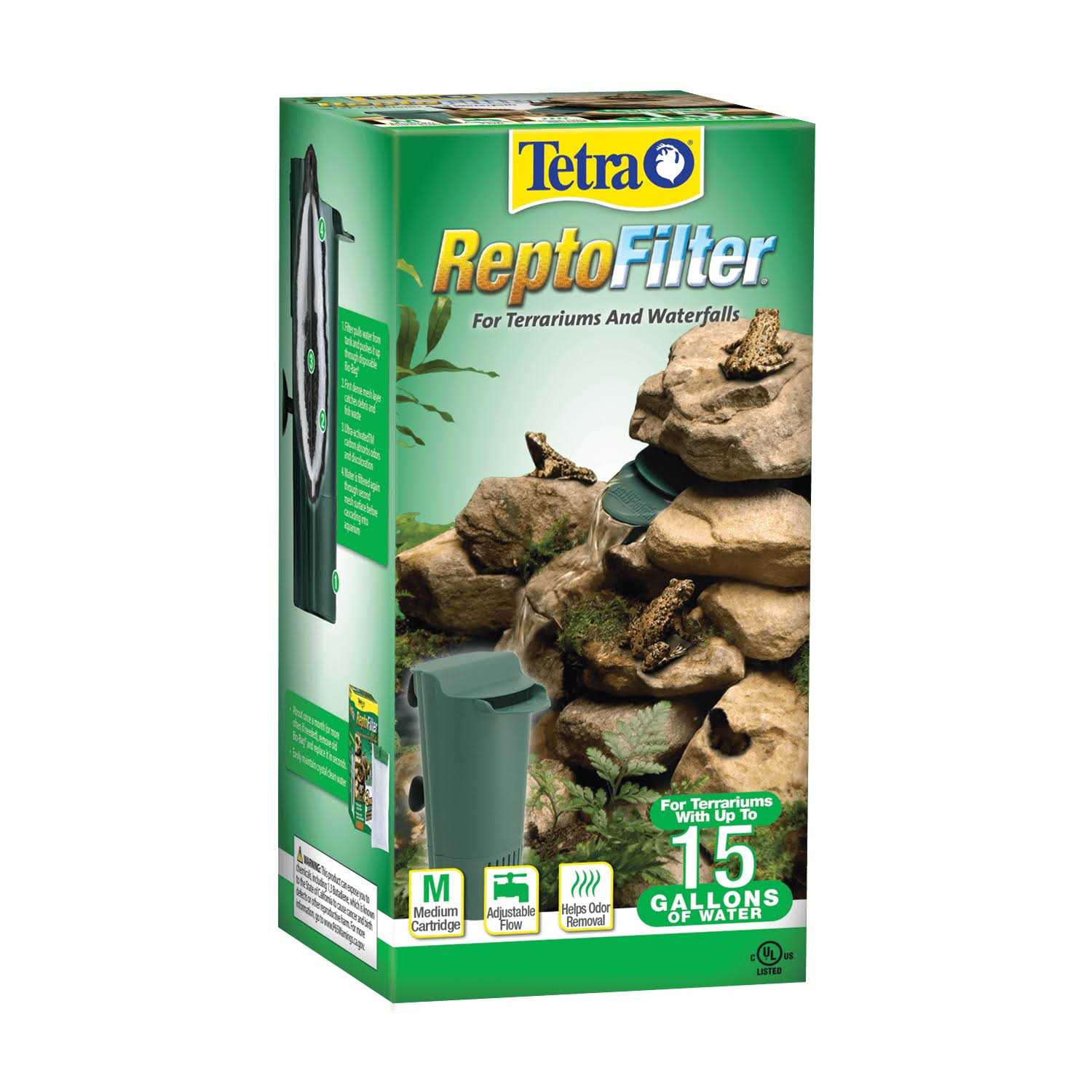 Tetra Repto-Filter 60 Gph Perfect for Terrariums Up to 15 Gallons - Healthber