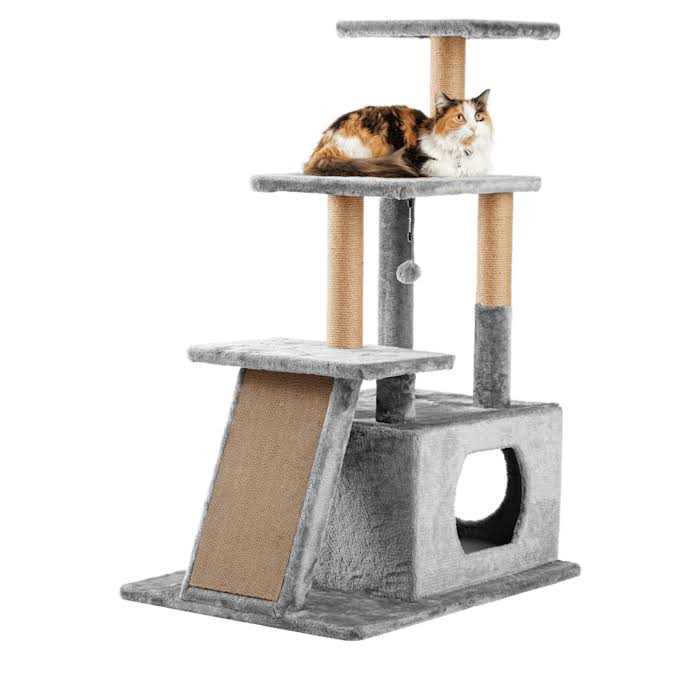 EveryYay Lookout Loft 4-Level Cat Tree for Big Senior Cats - Healthber