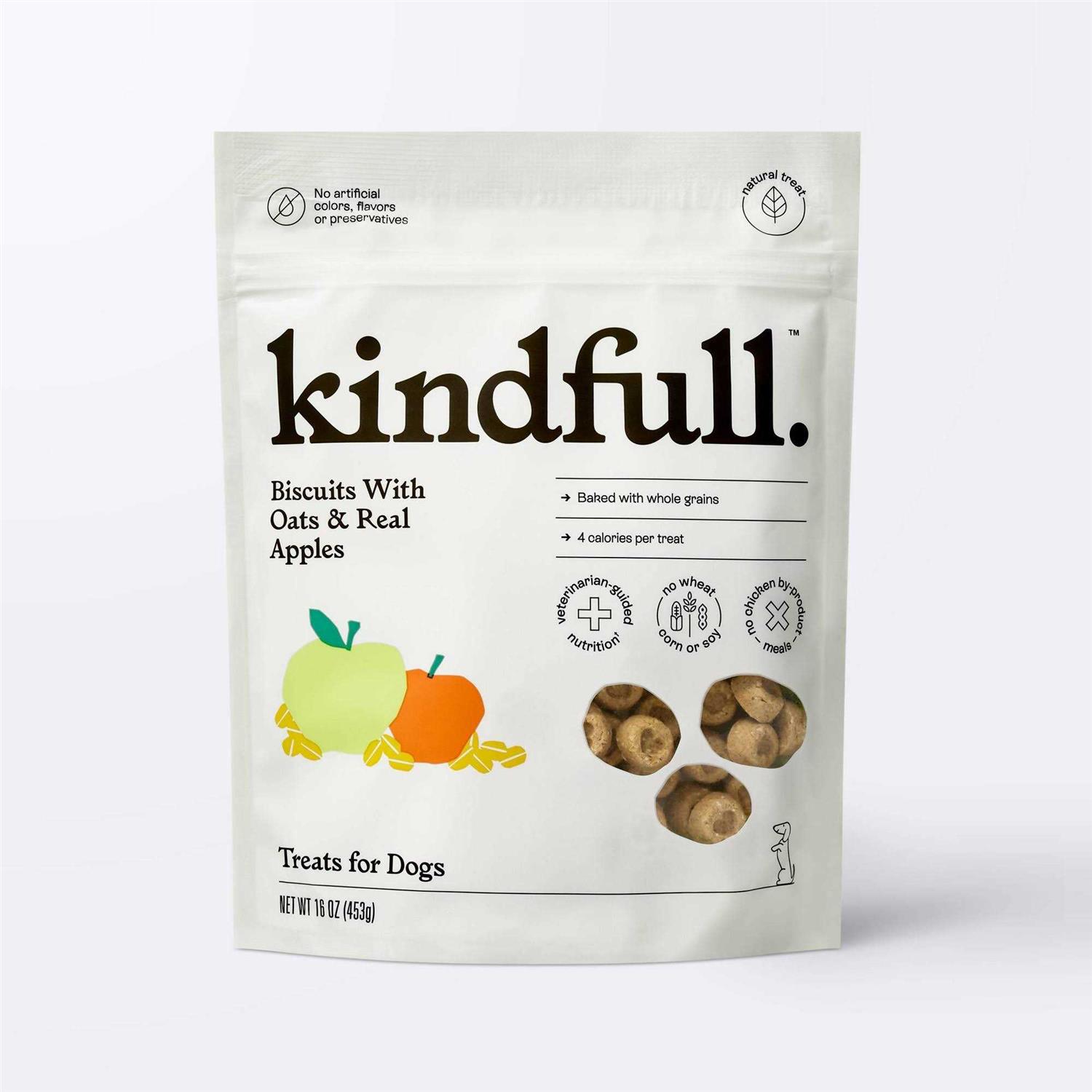 Kindfull Biscuit with Oats and Real Dog Treats - Healthber