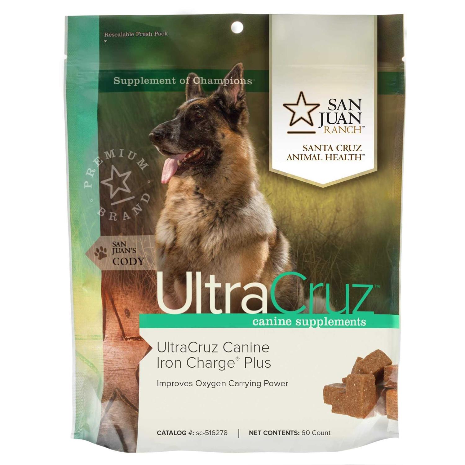 UltraCruz Canine Iron Charge Plus Supplement for Dogs - Healthber