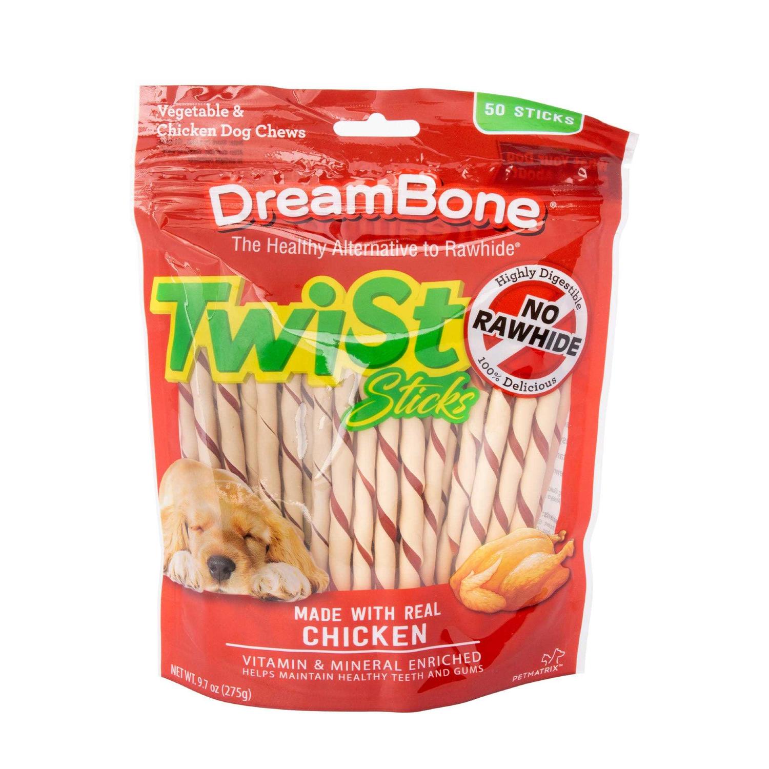 DreamBone Chicken Twist Sticks - Healthber