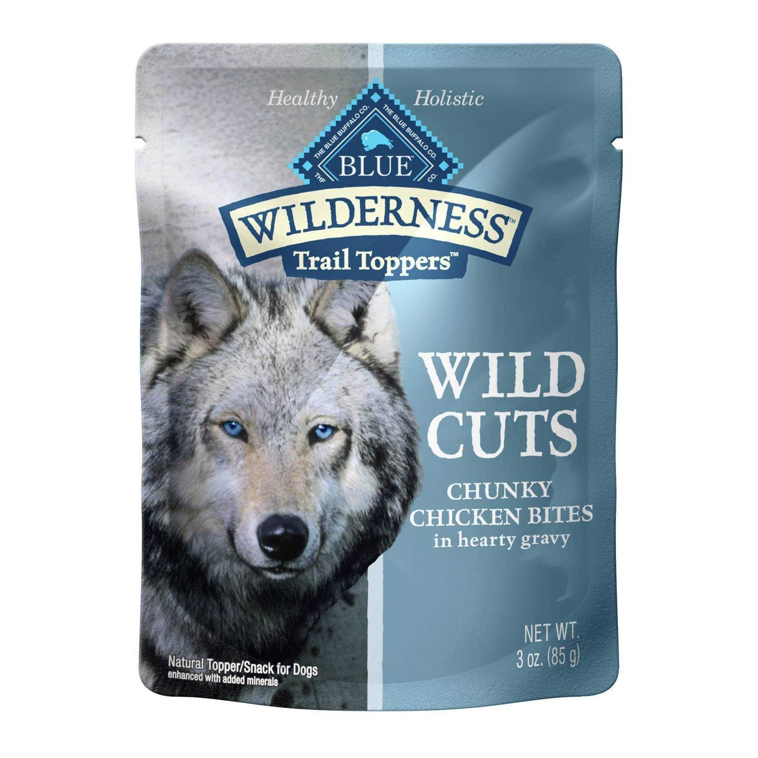 Blue Buffalo Wilderness Trail Toppers Dog Food Wild Cuts Bites - Healthber