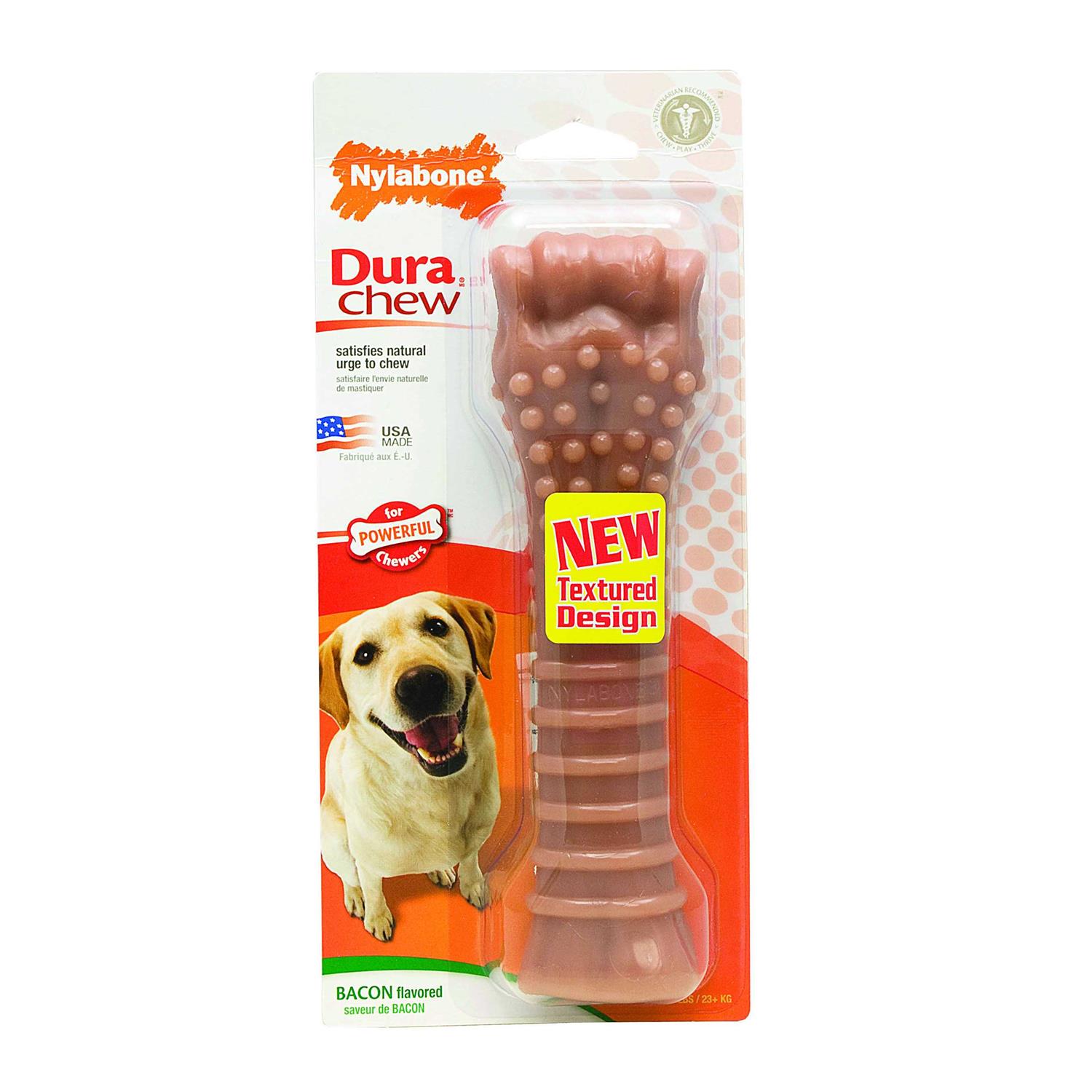 Nylabone Bacon Chew Bone - Healthber