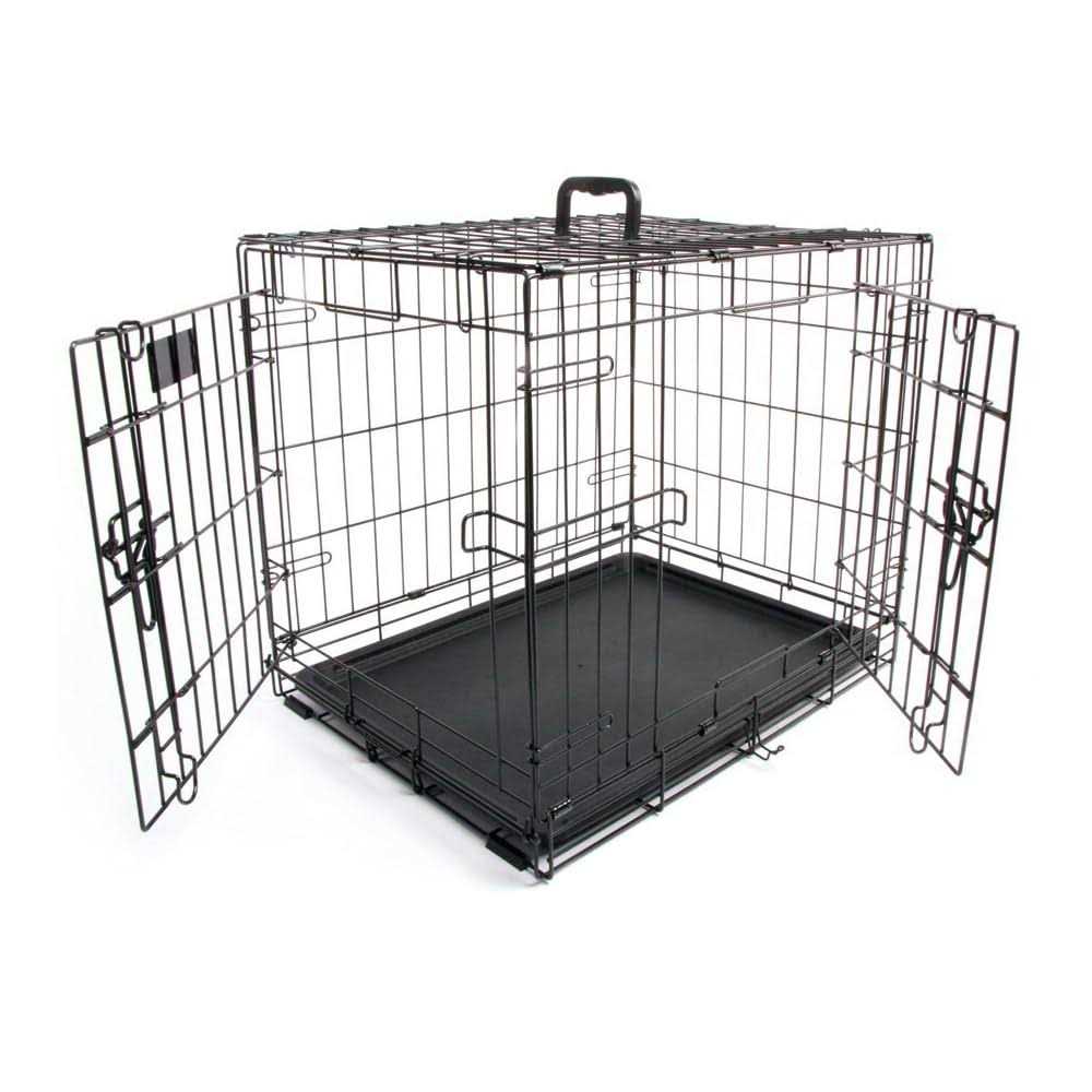 M-Pets Voyager 2-Door Folding Dog Crate - Healthber