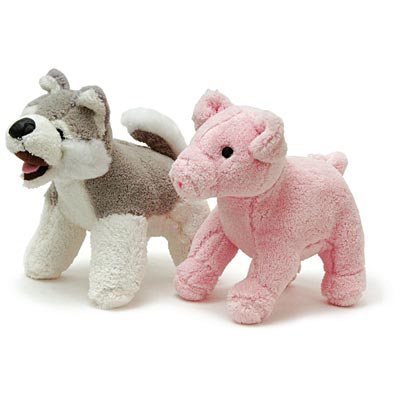 Animal Cuddlers Plush Squeaky Dog Toys - Healthber