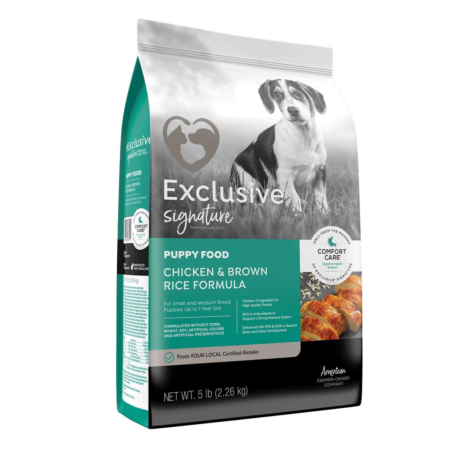 Exclusive Signature Chicken & Brown Rice Puppy Food - Healthber