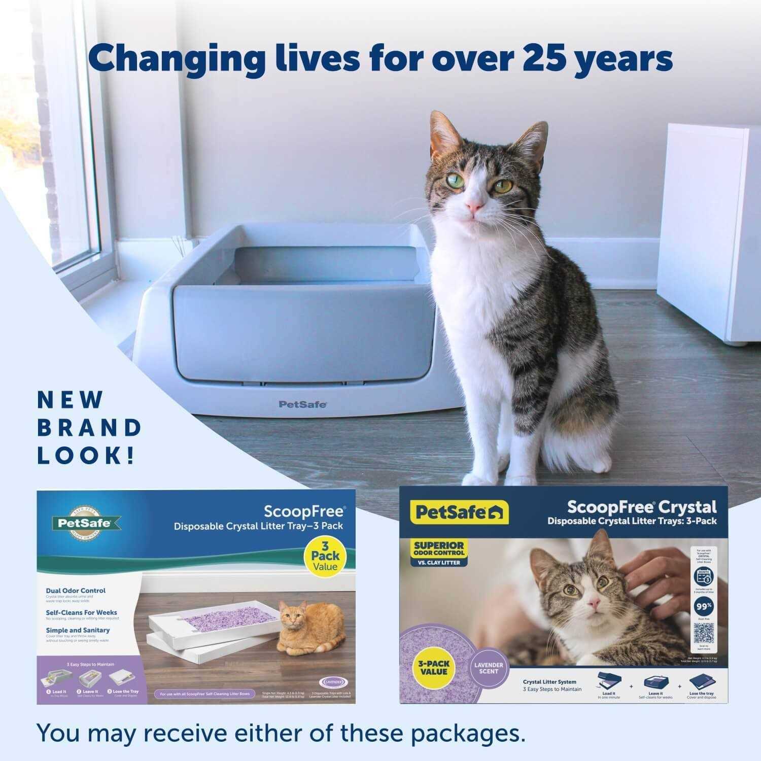 PetSafe ScoopFree Crystal Disposable Litter Tray - Healthber