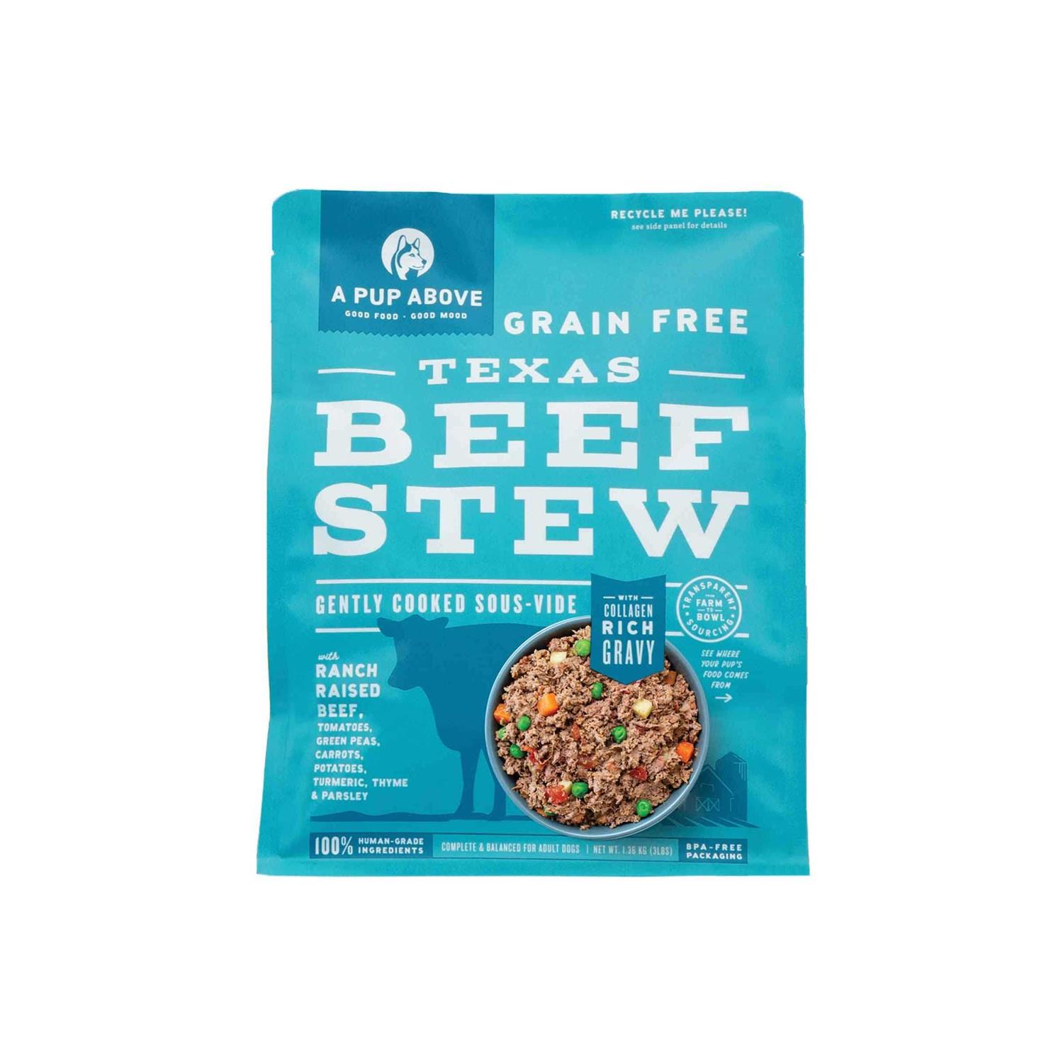 A Pup Above Texas Beef Stew Dog Food - Healthber