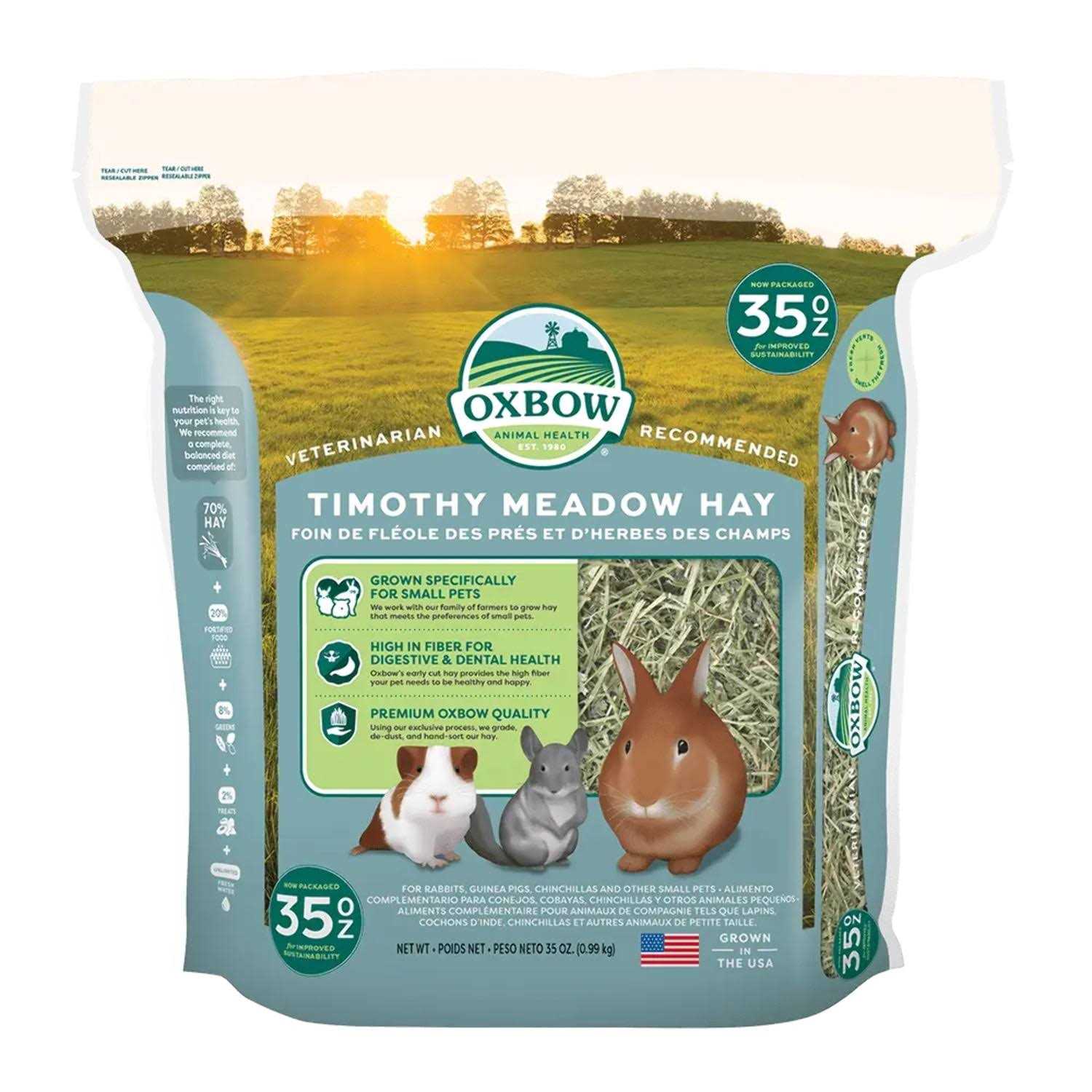 Oxbow Timothy Meadow Hay - Healthber