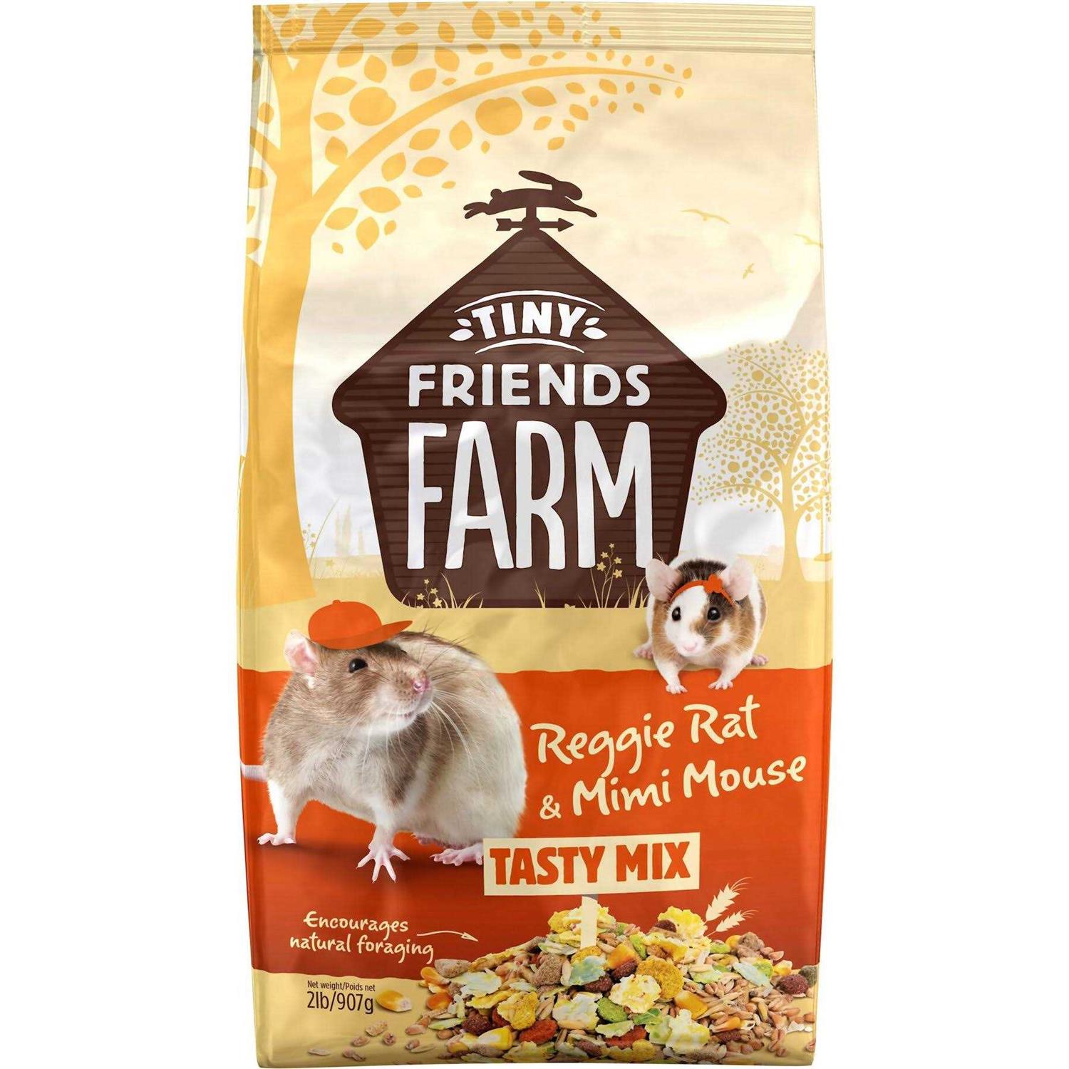Tiny Friends Farm Reggie Rat & Mimi Mouse Food - Healthber
