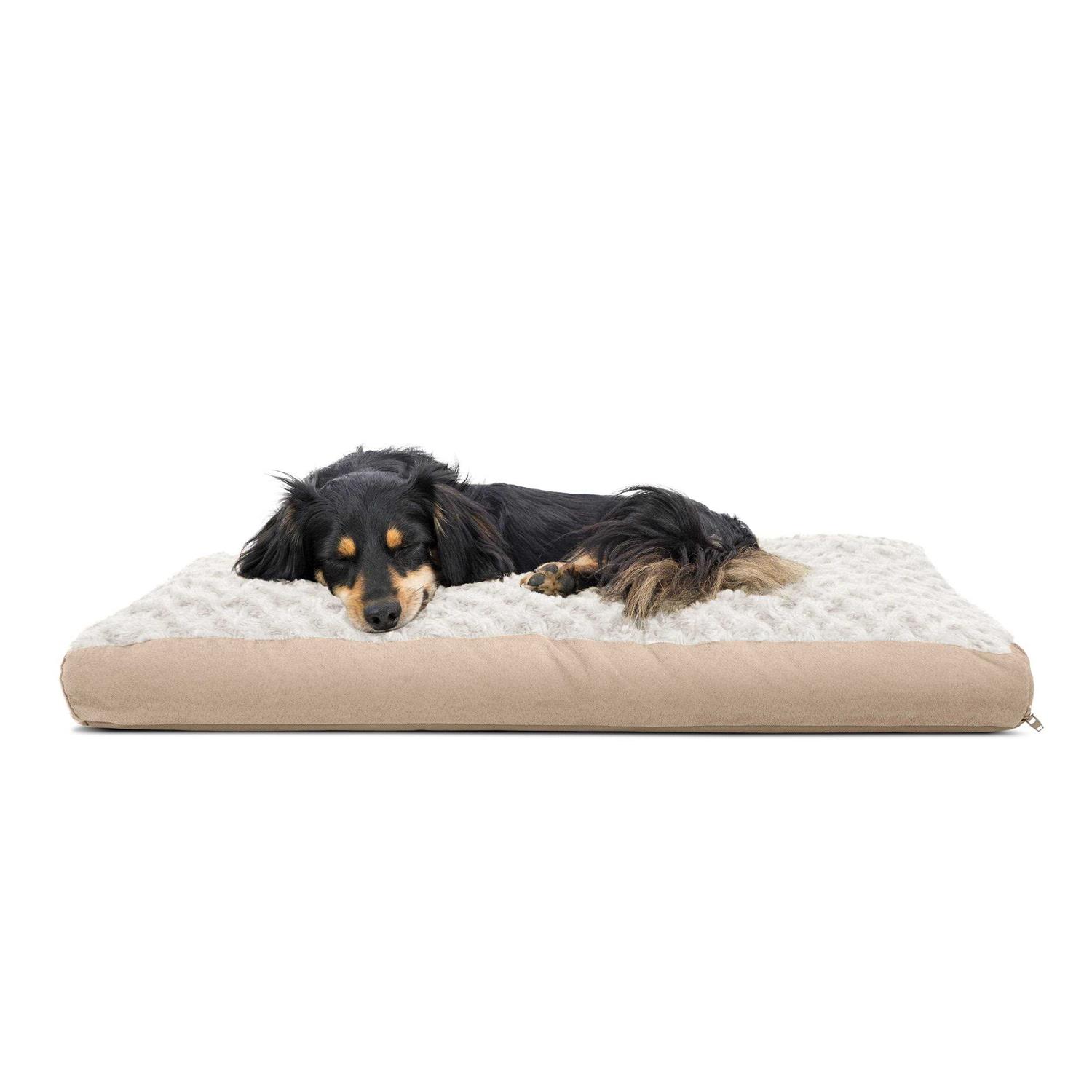 FurHaven Pet Ultra Plush Deluxe Orthopedic Bed - Healthber
