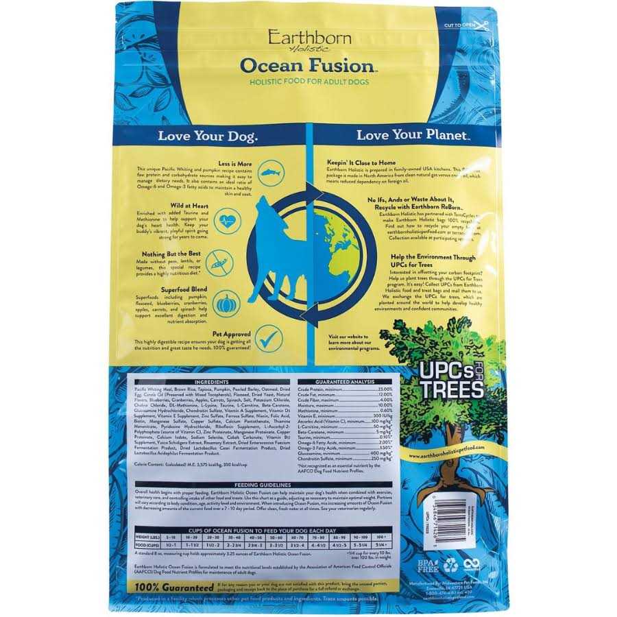 Earthborn Holistic Ocean Fusion Dry Dog Food - Healthber