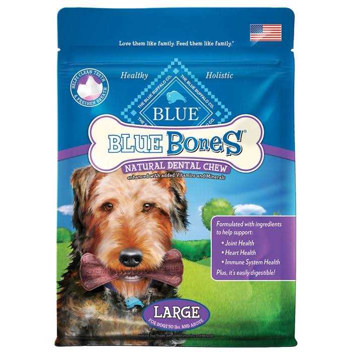 Blue Buffalo Dental Bones Dog Treats - Healthber