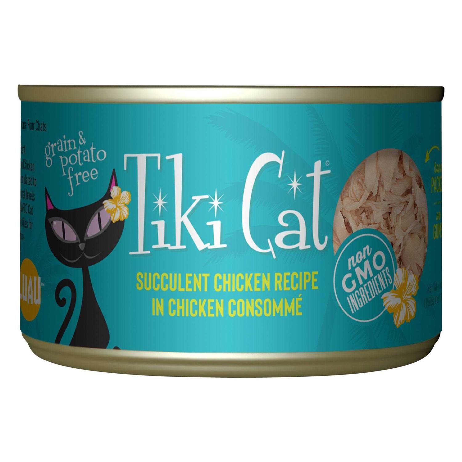 Tiki Cat Canned Cat Food Puka Puka Luau 2.8 oz - Healthber