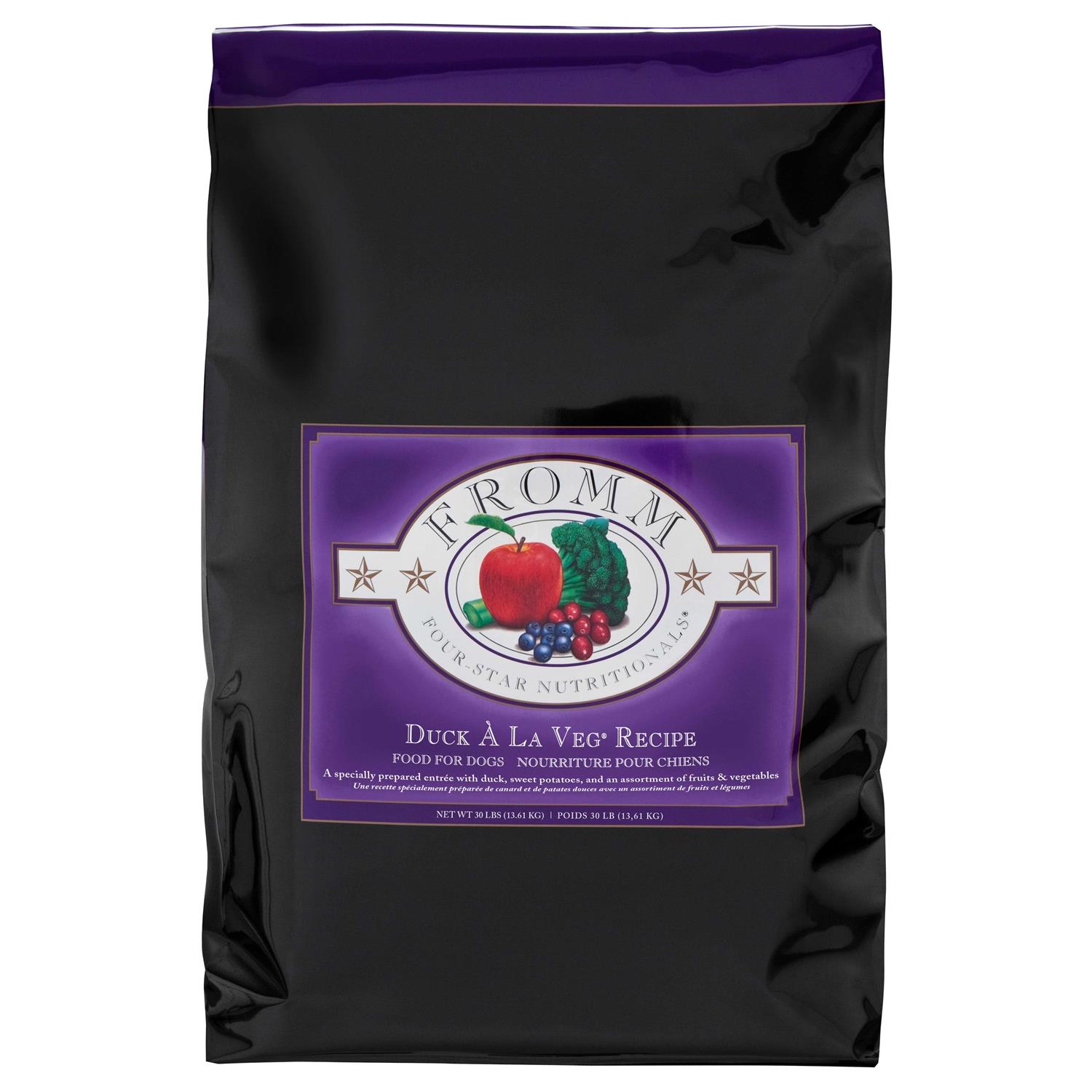 Fromm Four Star Duck A La Veg Dog Food - Healthber