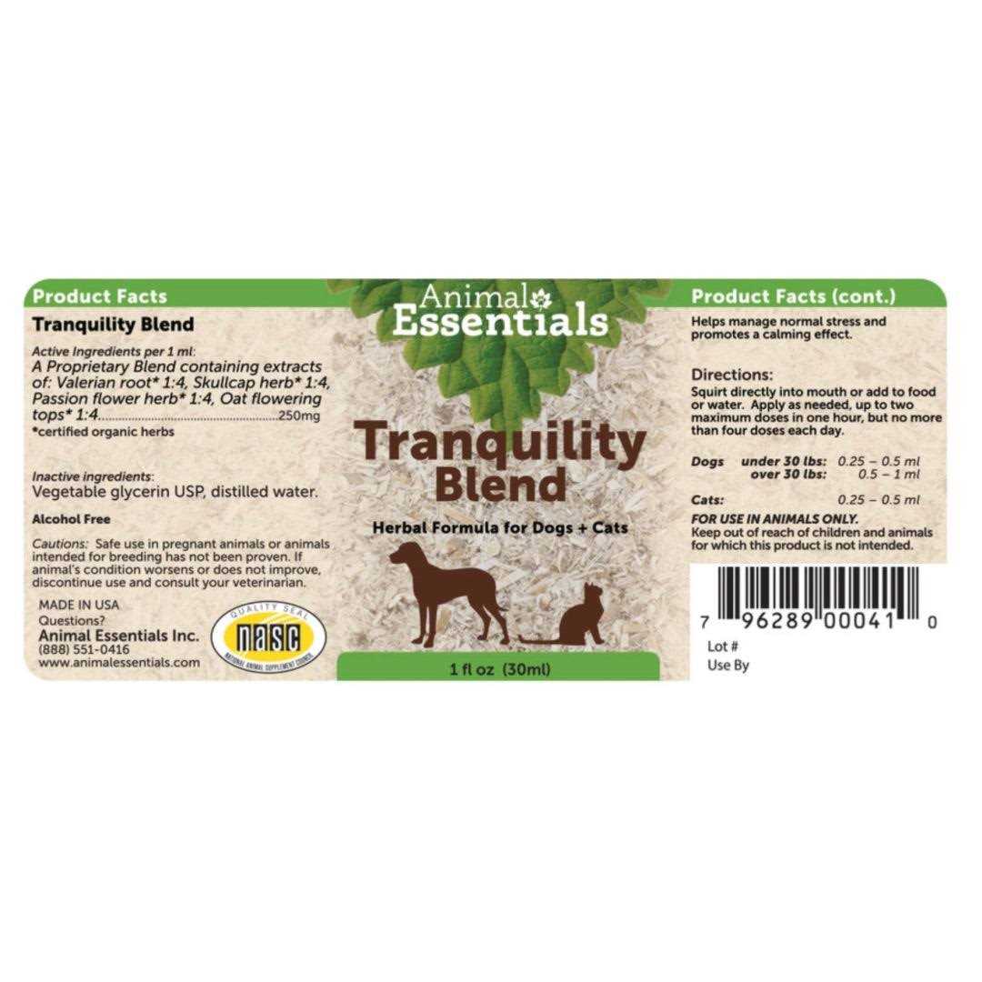 Animal Essentials Tranquility Blend - Healthber