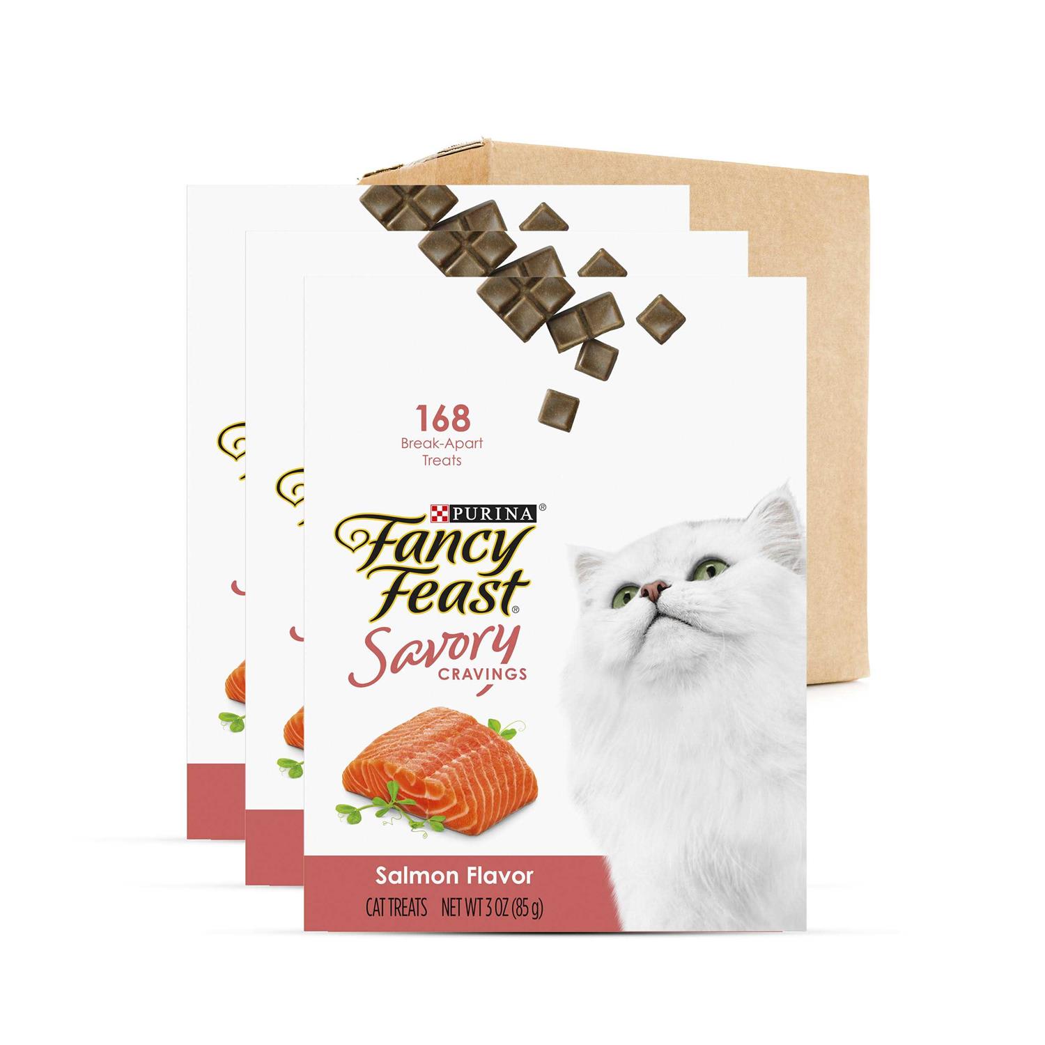 Fancy Feast Limited Ingredient Cat Treats Savory Cravings Salmon Flavor - Healthber