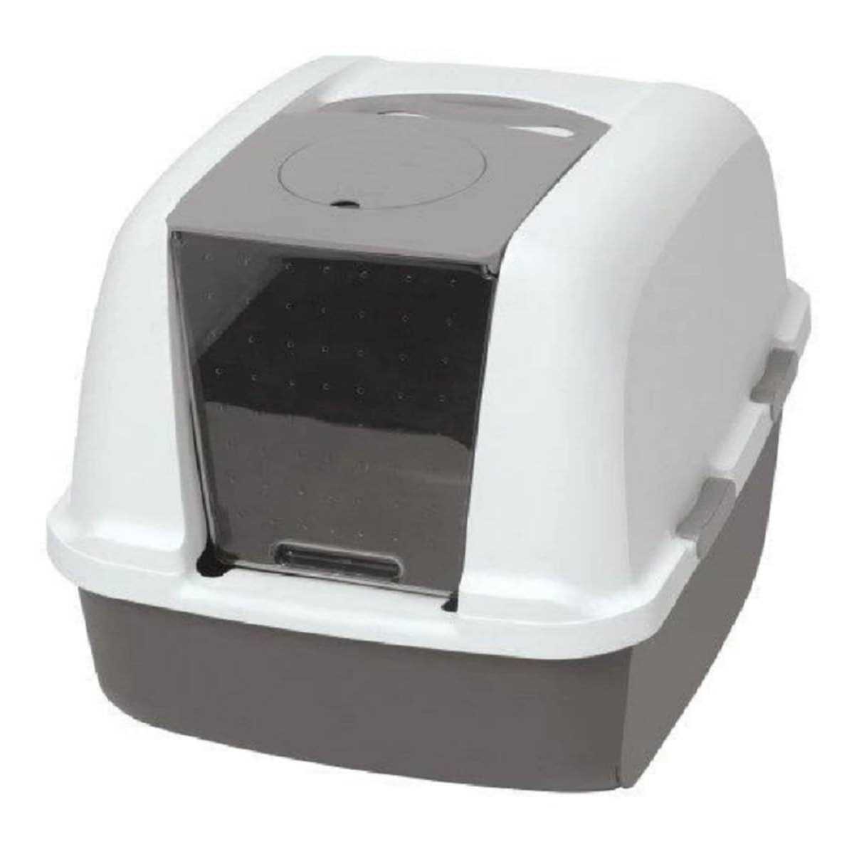 Catit Hooded Cat Litter Pan - Healthber