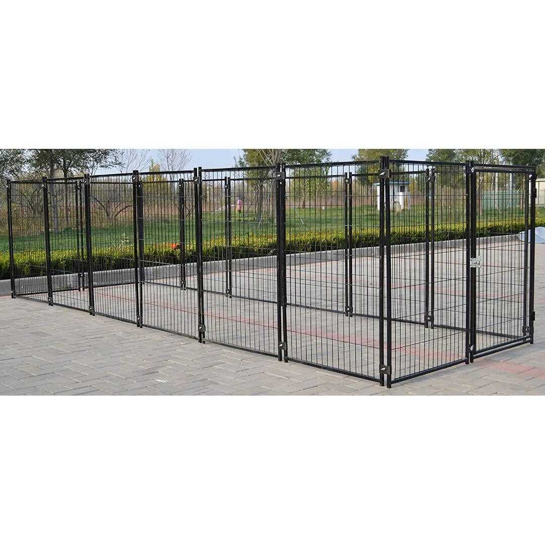 Omitree 9 x 9 x 3.93 ft Modular Dog Exercise Fence Barrier Pet Cat Run New Pen - Healthber