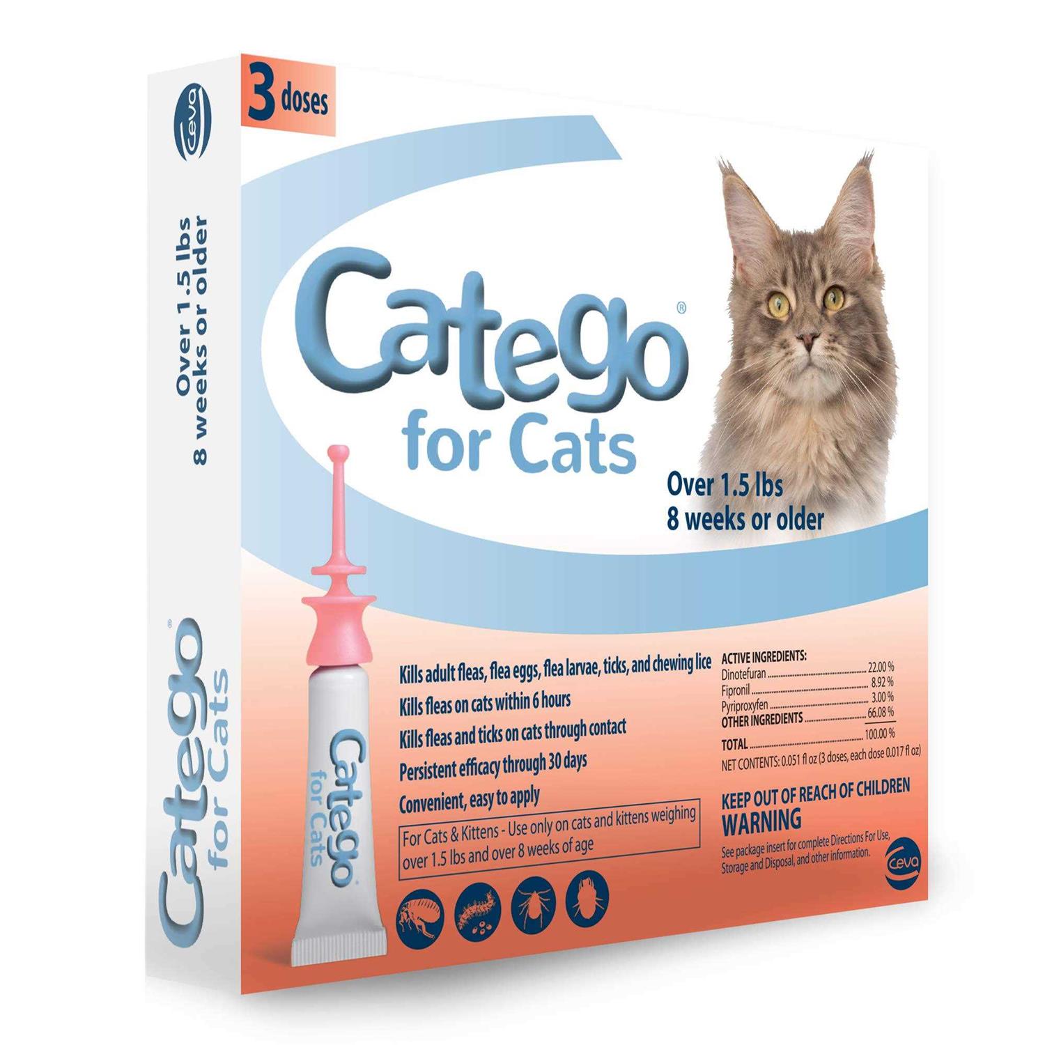 Catego Flea & Tick Treatment for Cats - Healthber
