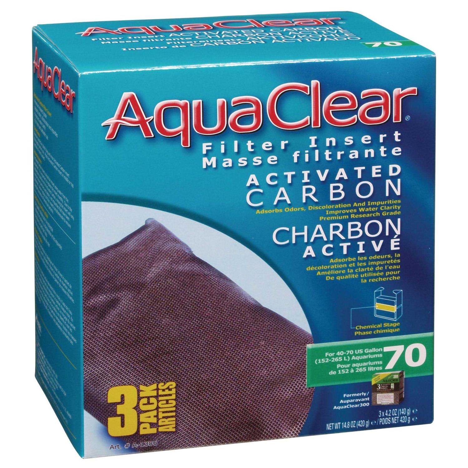 Aquaclear Activated Carbon Filter Insert - Healthber