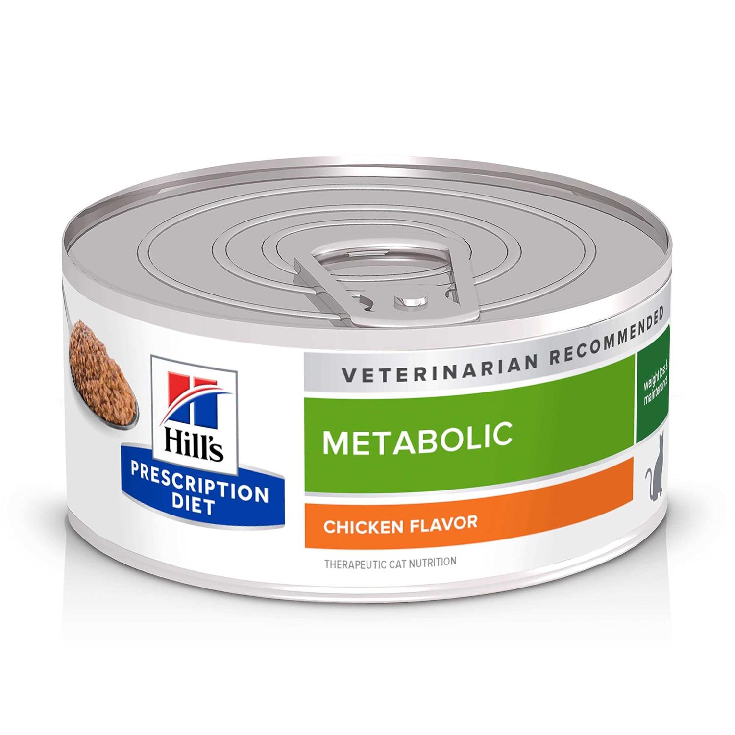 Hill’s Prescription Diet Metabolic Weight Management Chicken Flavor Wet Cat Food - Healthber