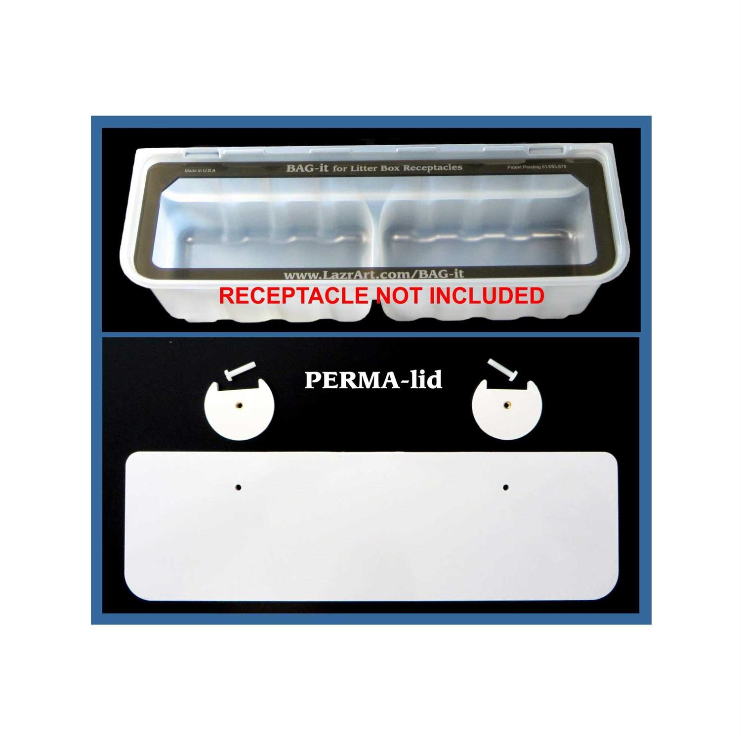BAG-it Classic with PERMA-lid Combo for Older LitterMaid Receptacles - Healthber