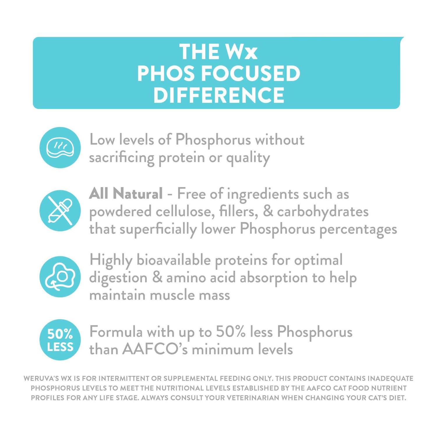 Weruva Cat WX Phos Focused Chicken in Hydrating Puree - Healthber