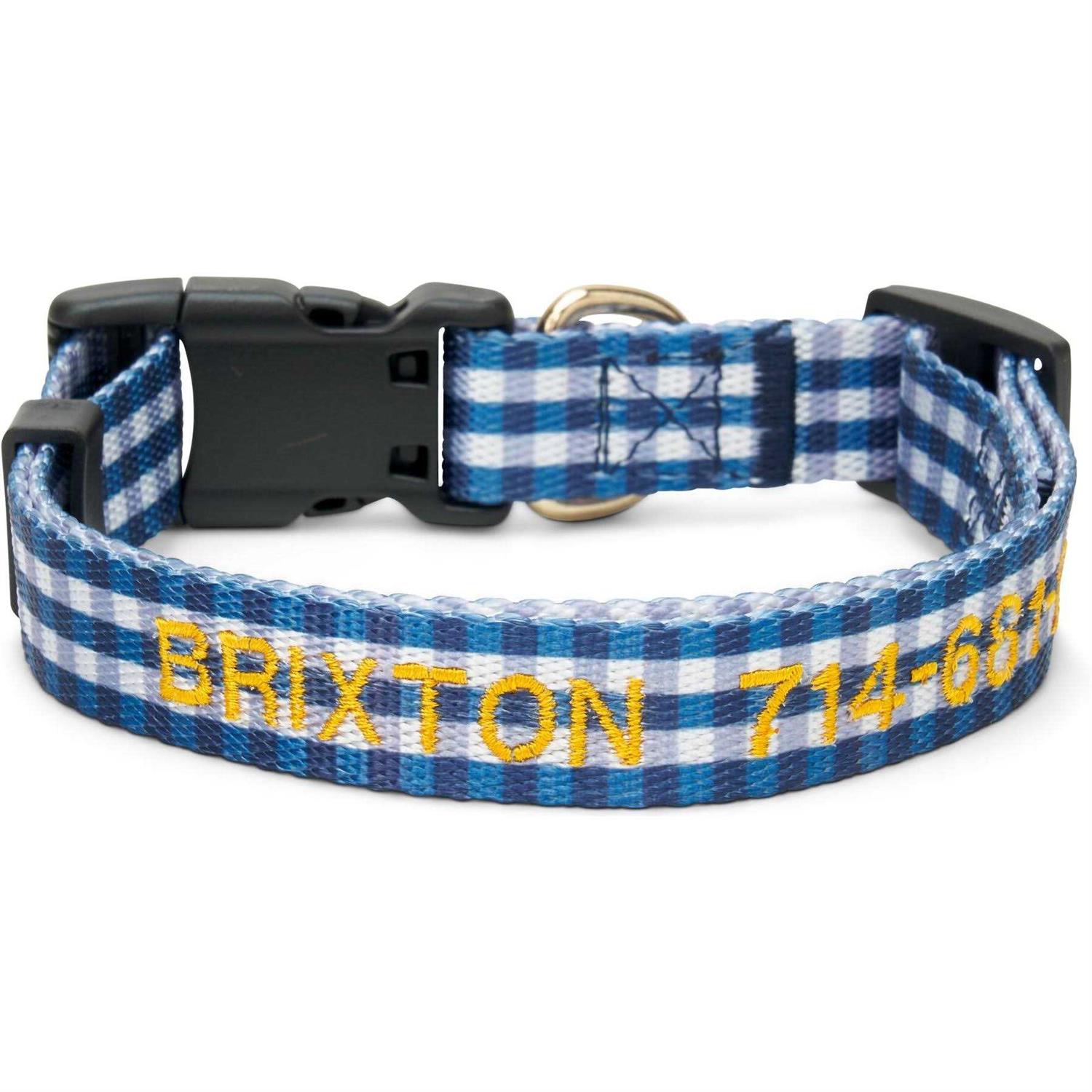 Boulevard Personalized Dog Collar - Healthber