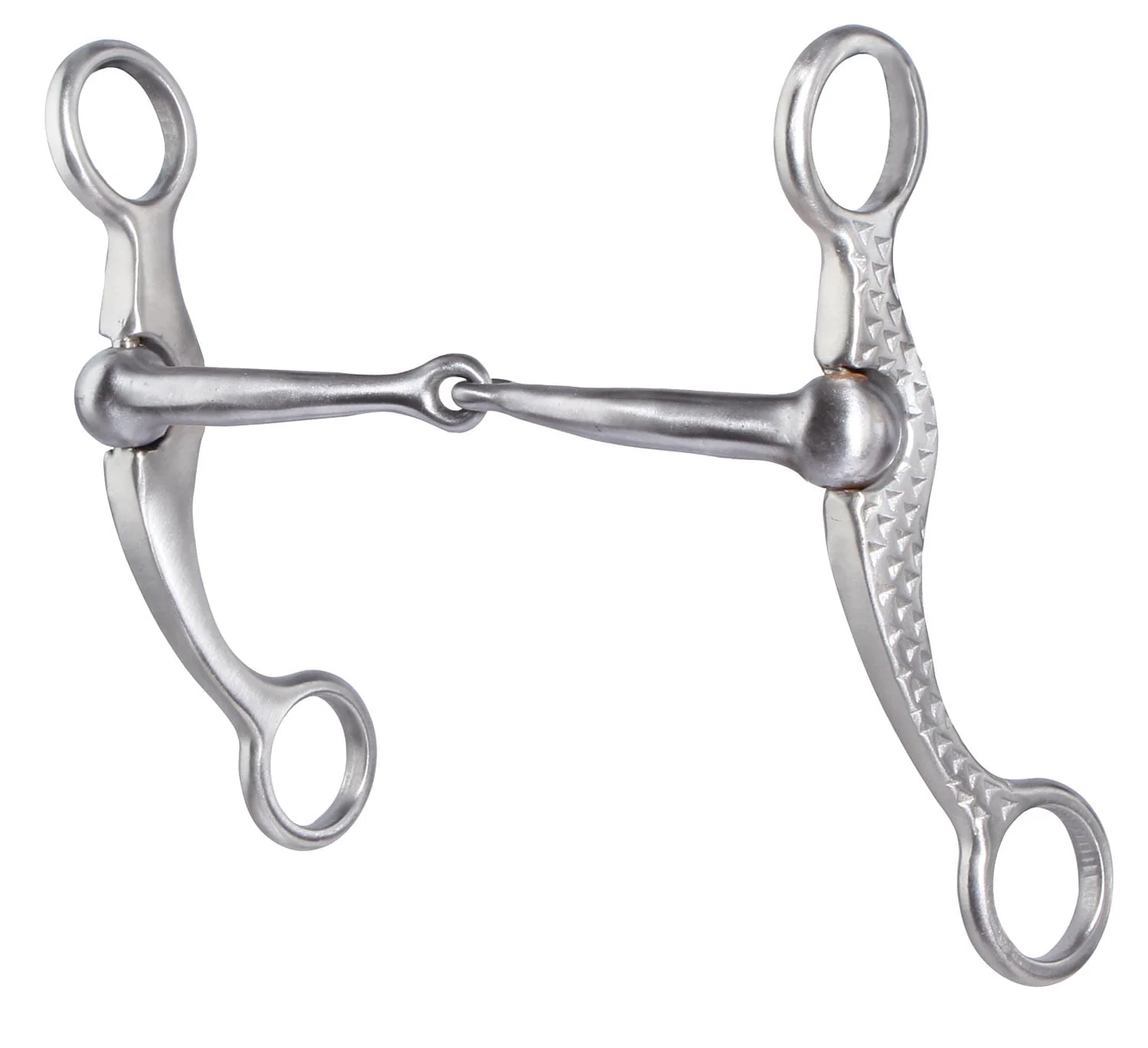 Professional's Choice Equine Bit Rasp Cheek Snaffle Bit - Healthber